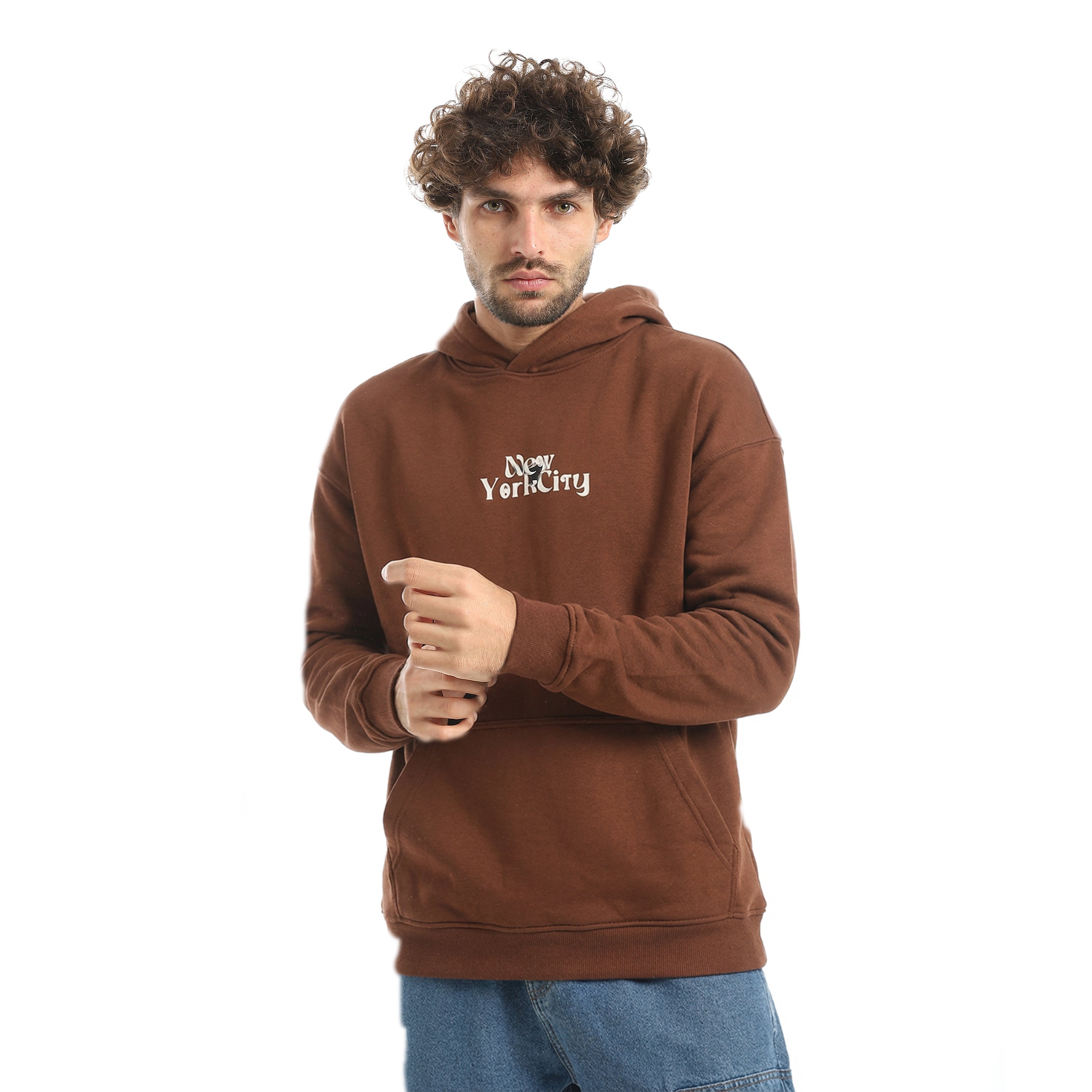ACTIV MEN'S HOODIE - BROWN
