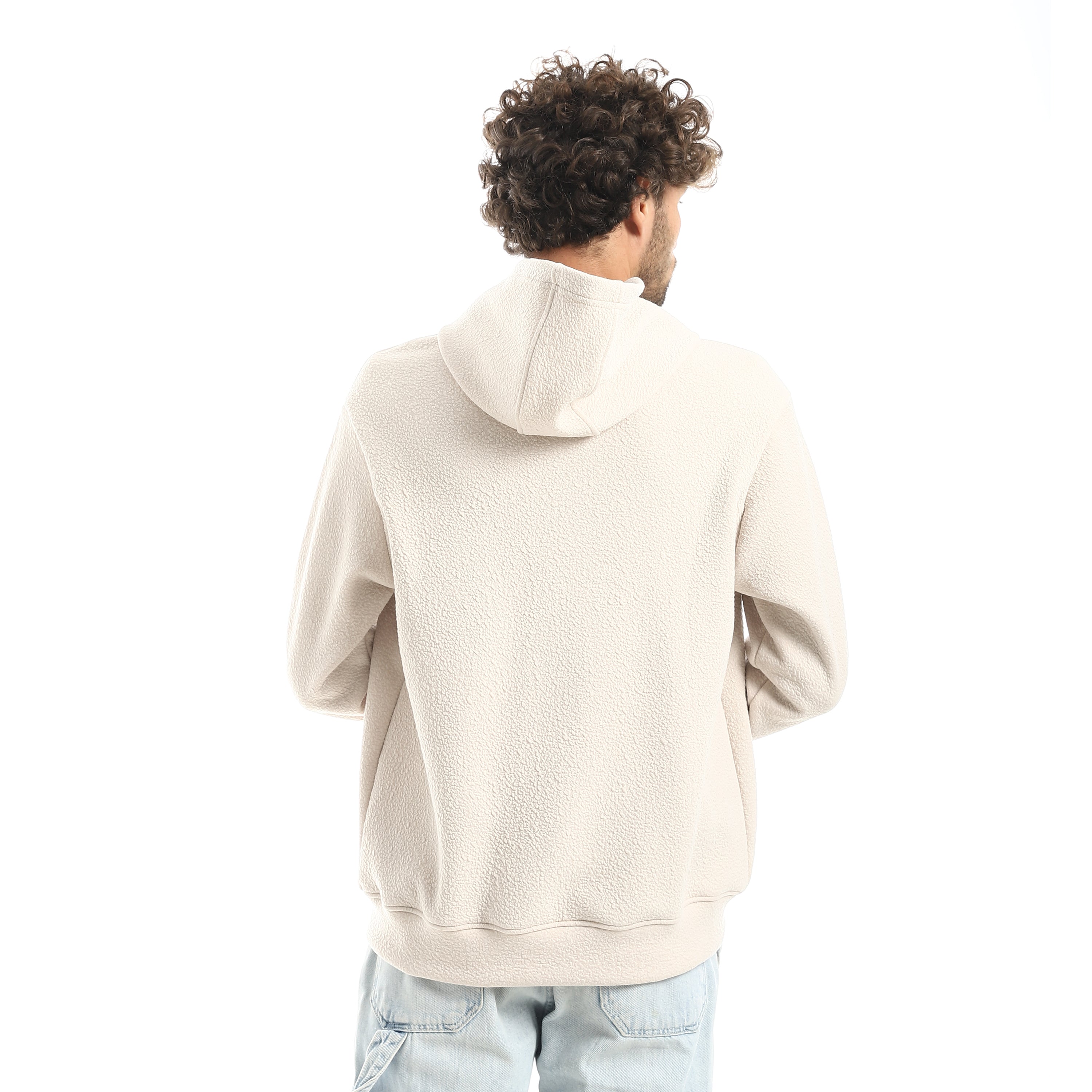 ACTIV MEN'S FULL-ZIP HOODIE - BEIGE