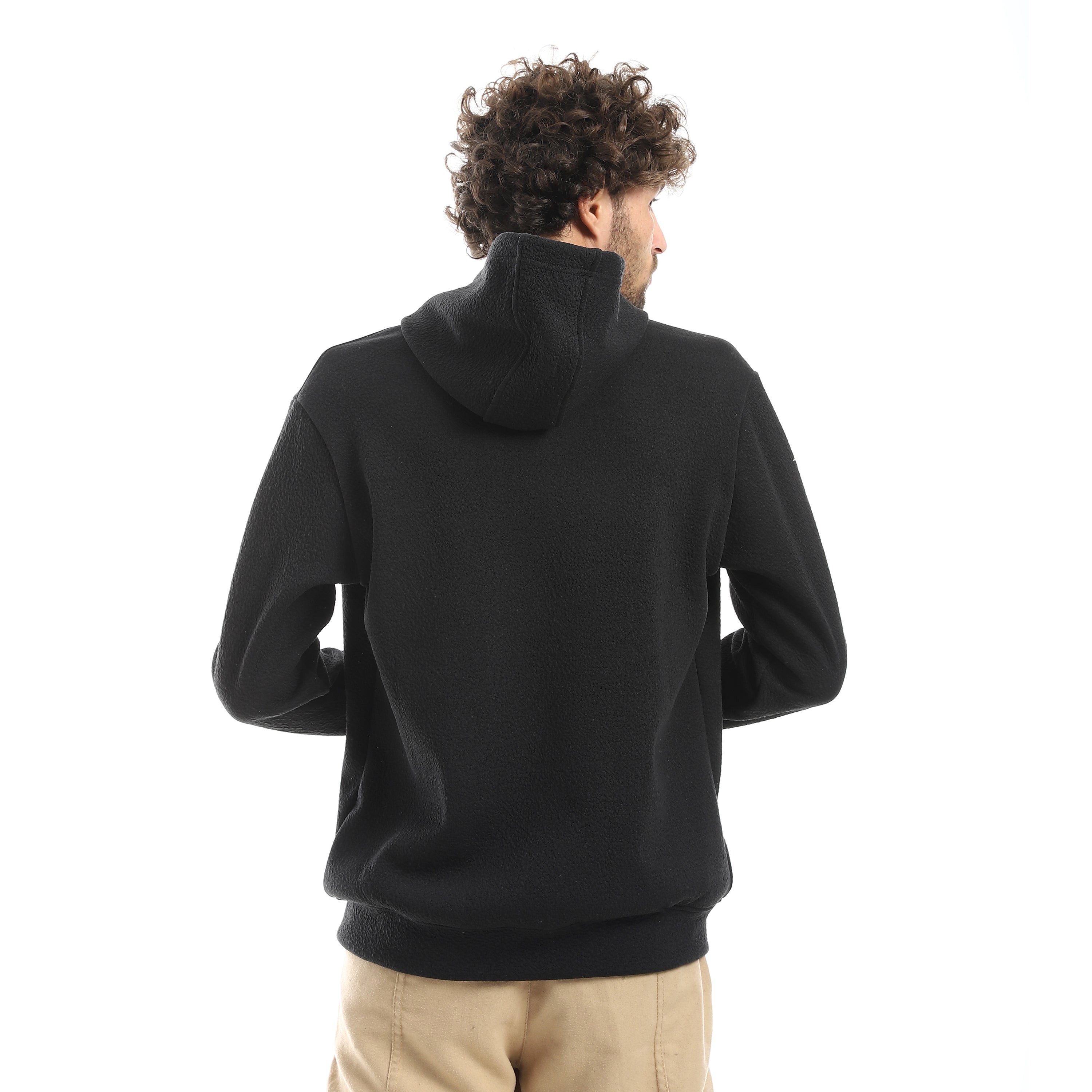 ACTIV MEN'S FULL-ZIP HOODIE - BLACK