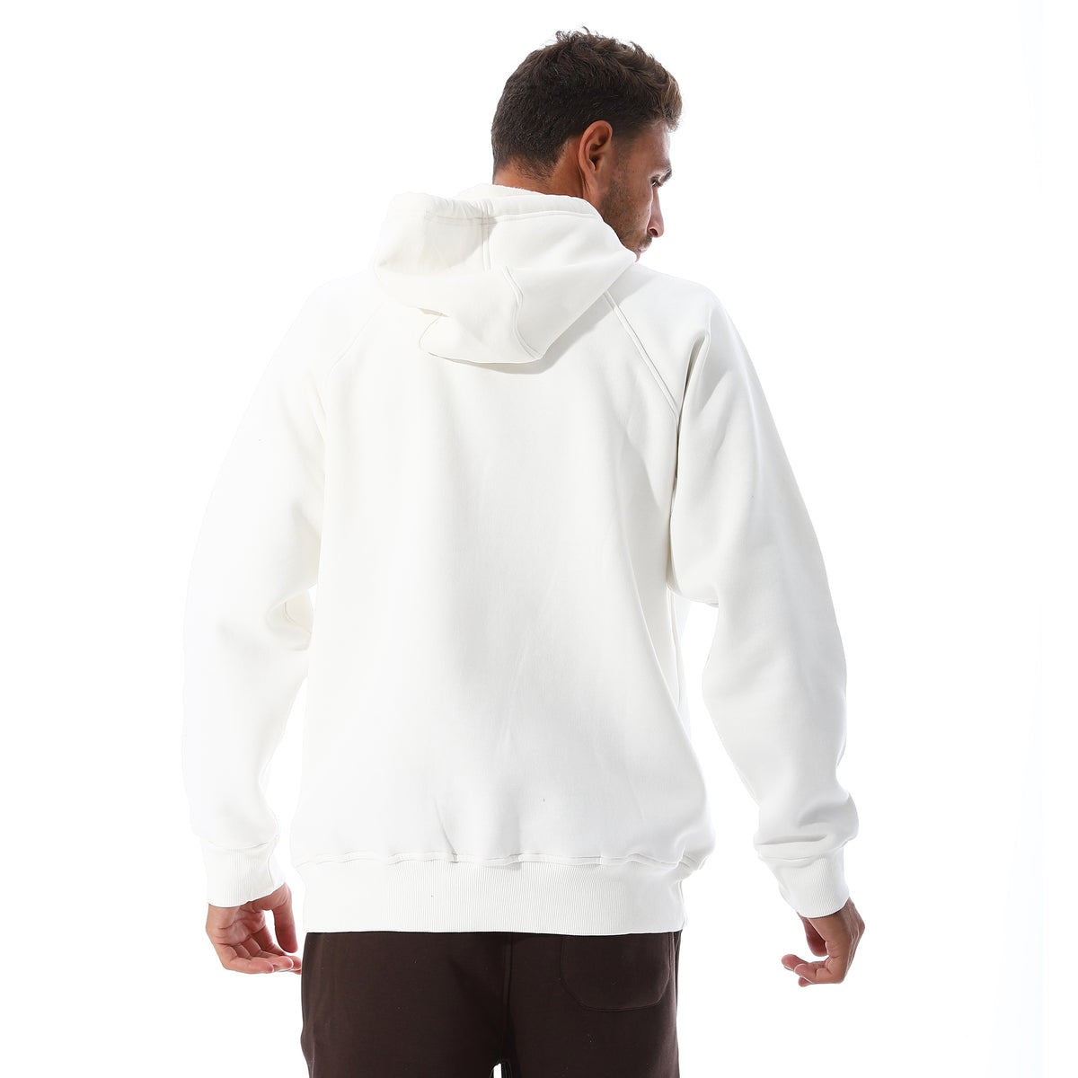ACTIV BASIC OVERSIZED HOODIE - WHITE
