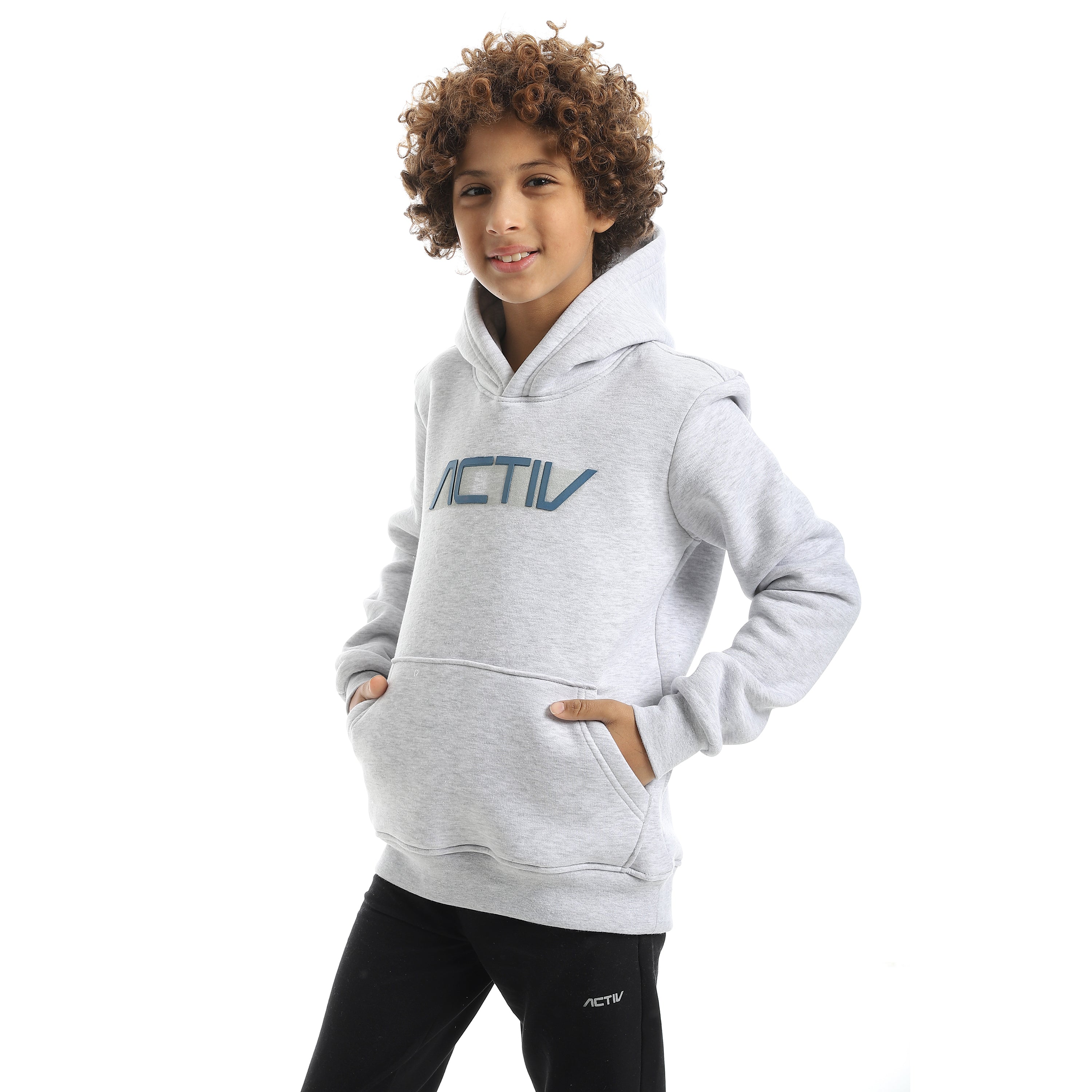 سويت شيرت اكتف اطفالي بزنط - شانية فاتح