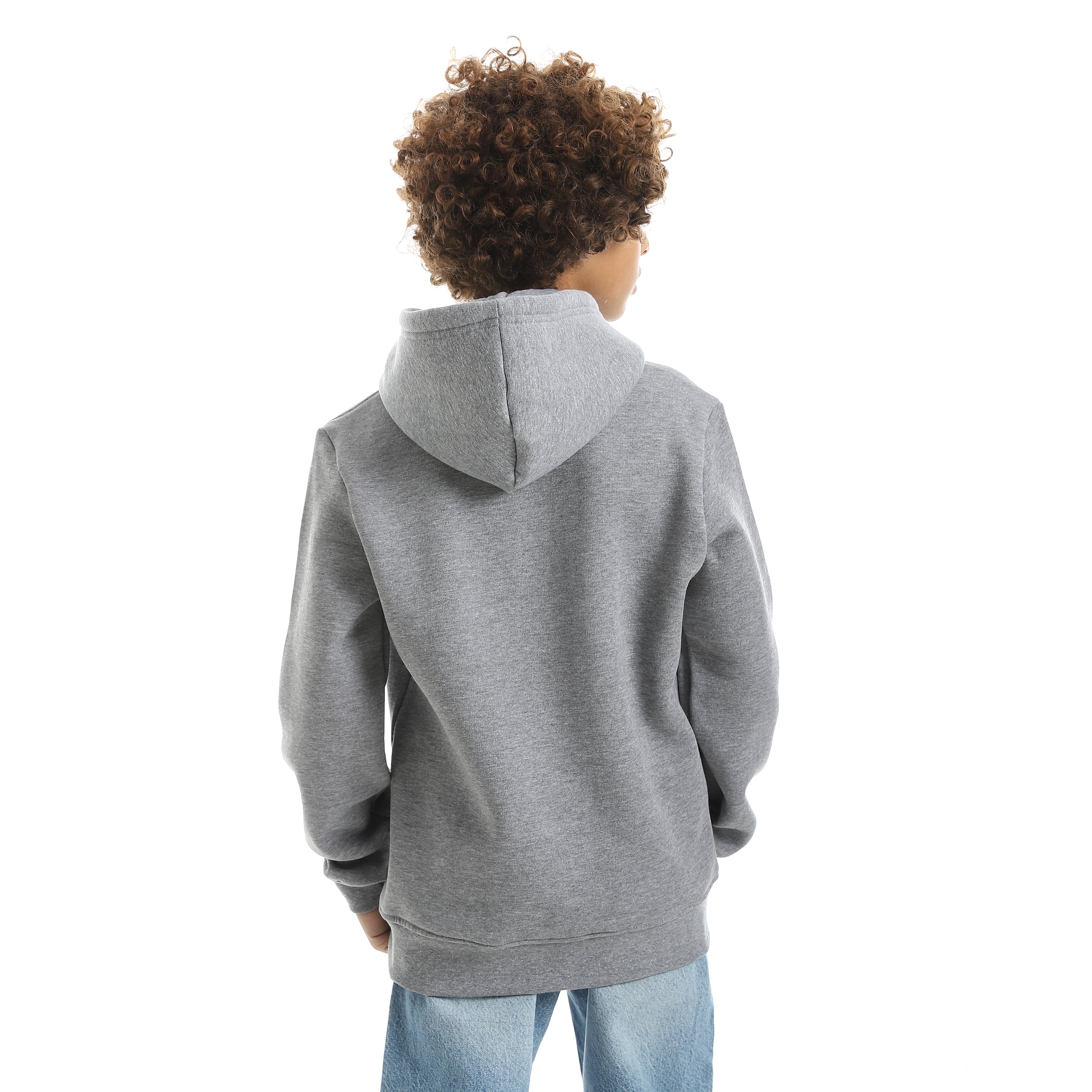 سويتشيرت اكتف سوستة كاملة بزنط - شانية غامق