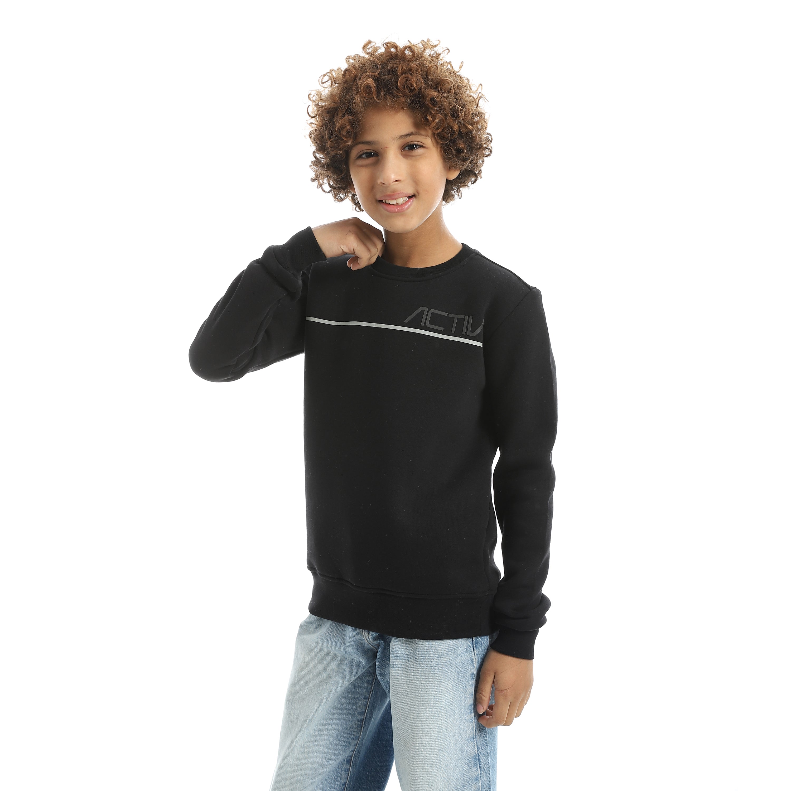 سويت شيرت اكتف اطفالي - اسود