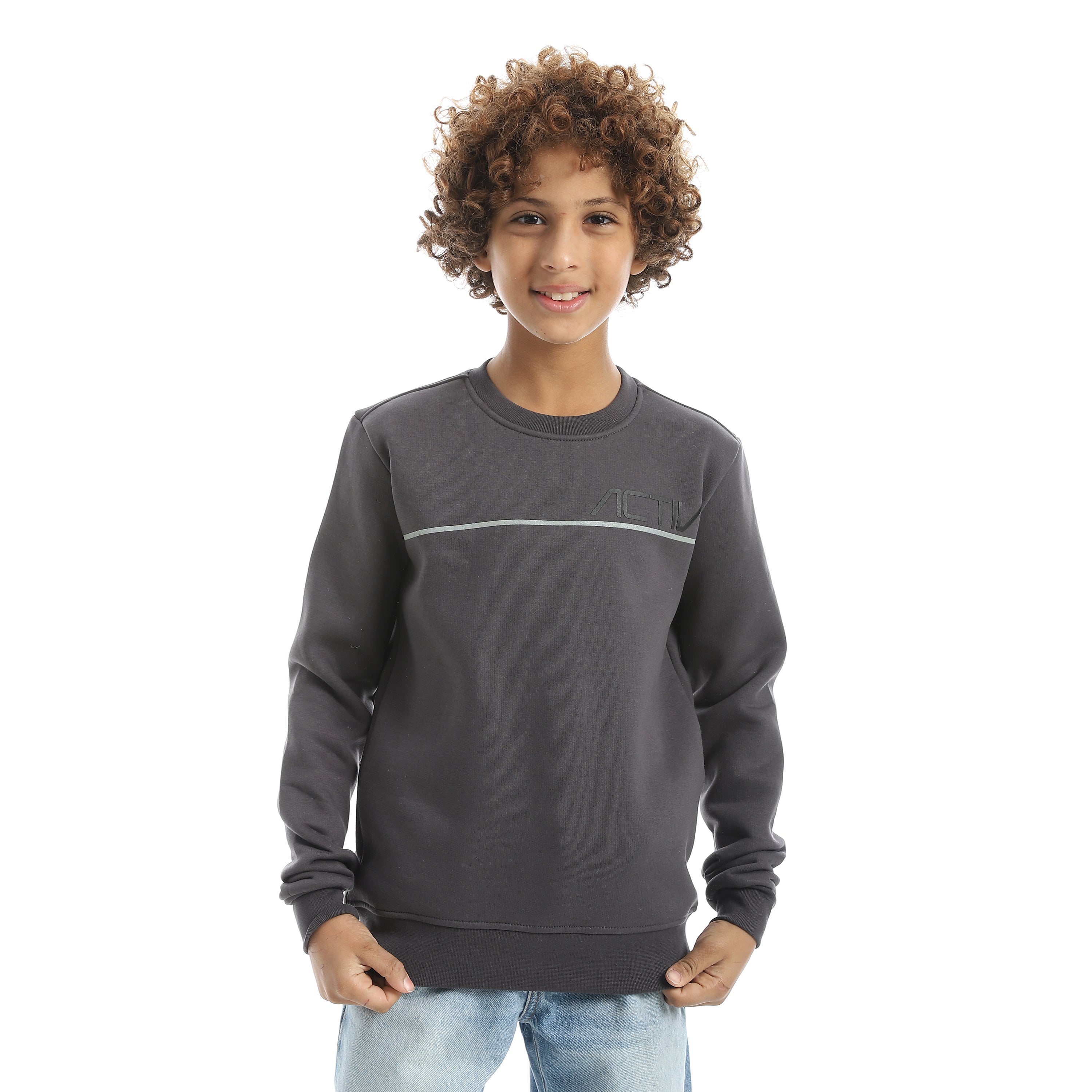 سويت شيرت اكتف اطفالي - حديدي