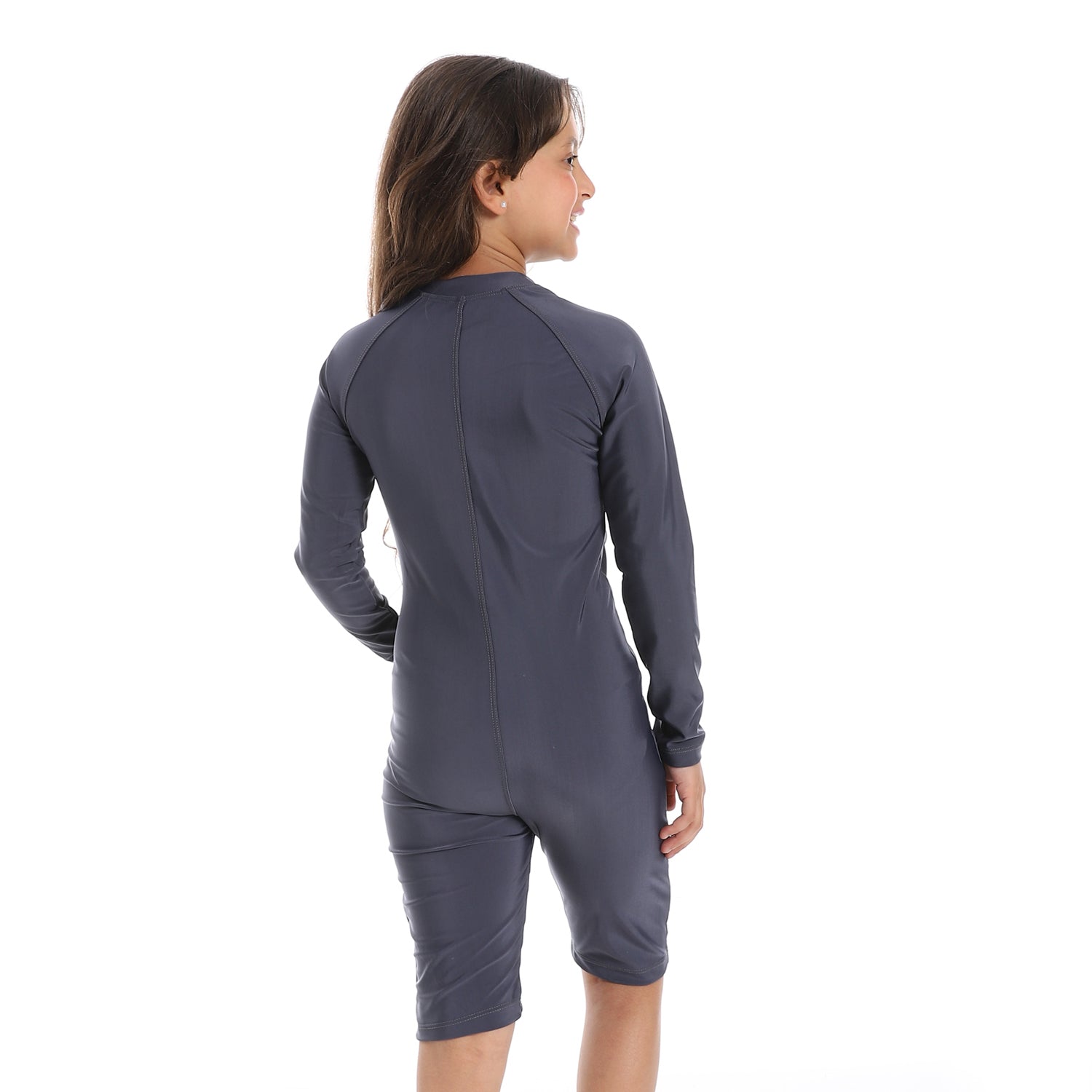 ACTIV GIRLS S/S SWIMWEAR - GREY
