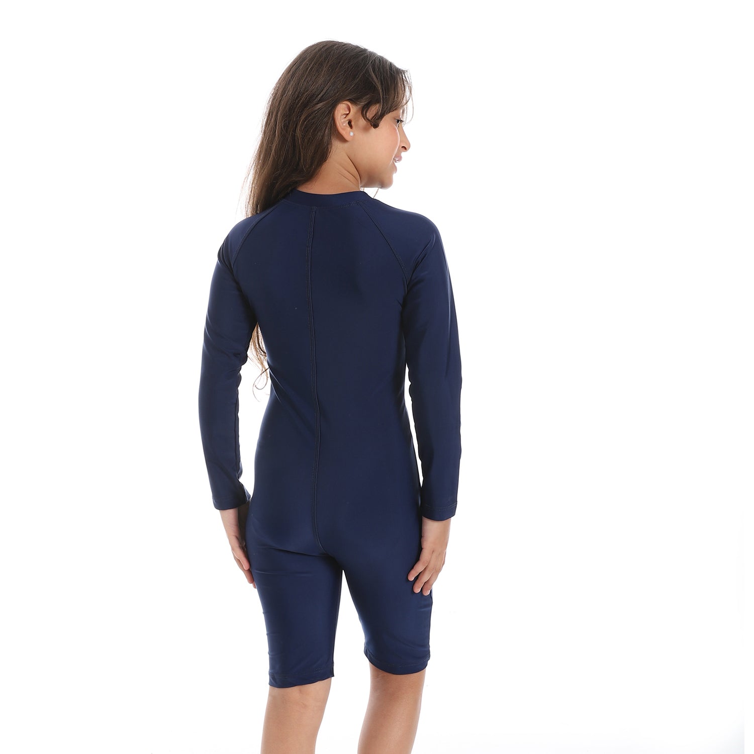 ACTIV GIRLS S/S SWIMWEAR - NAVY