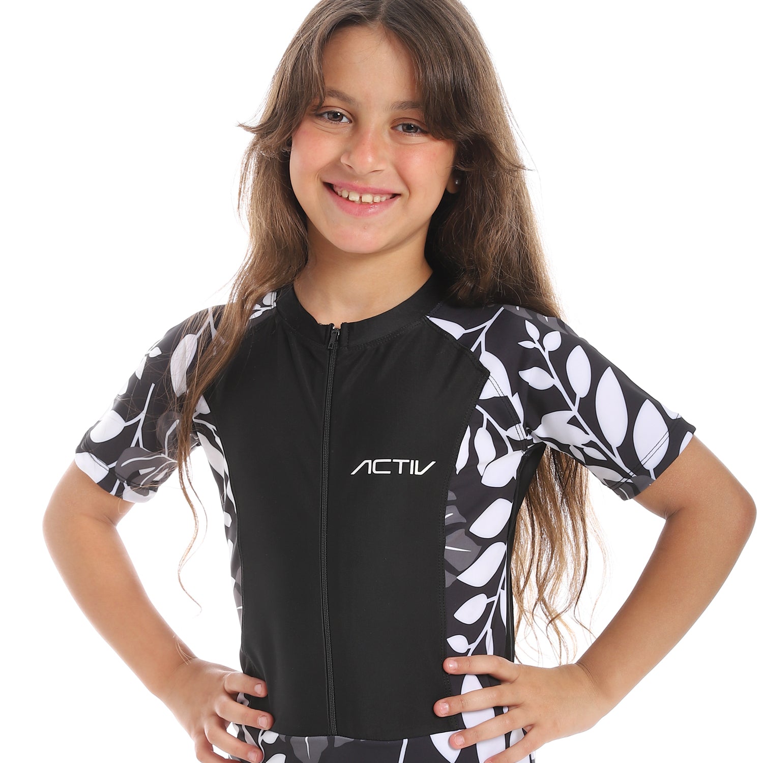 GIRLS GRAPHIC S/S SWIMWEAR - GRAPHIC