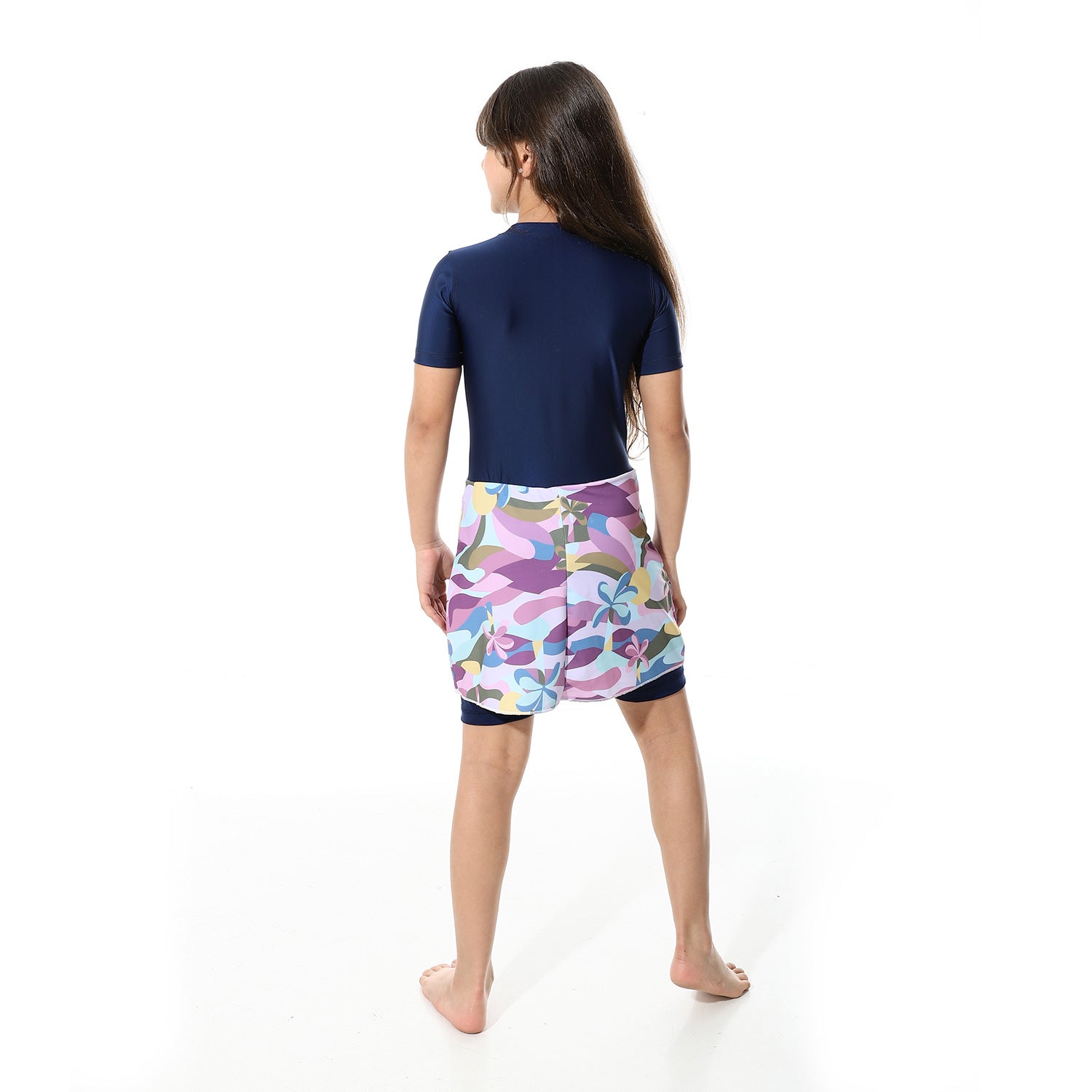 GIRLS GRAPHIC S/S SWIMWEAR - GRAPHIC