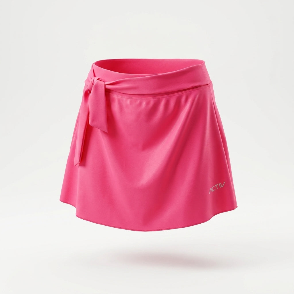 ACTIV GIRLS' SOLID SWIM SKIRT - PINK