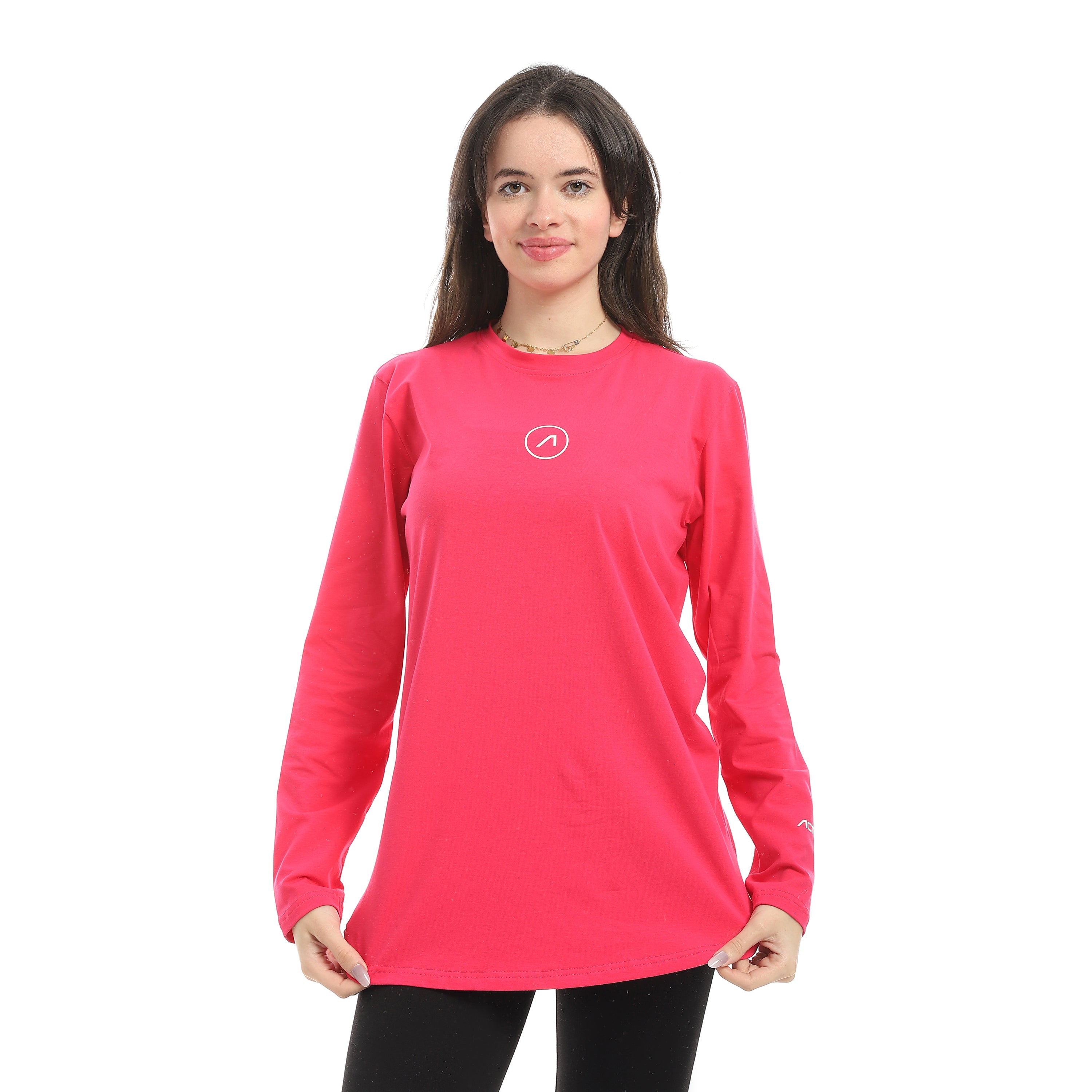 EVERYDAY LONG SLEEVE TOP - FUCHSIA