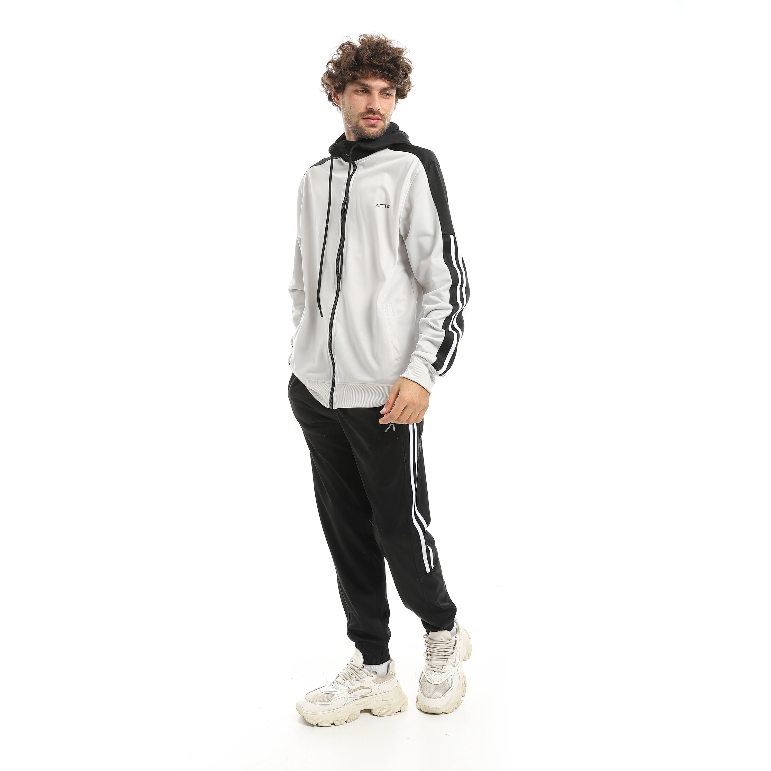 ACTIC CORE FULL ZIP SET - SILVER