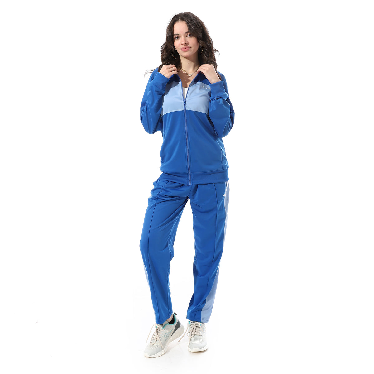 TWO TONE PERFORMANCE TRACKSUIT - BLUE