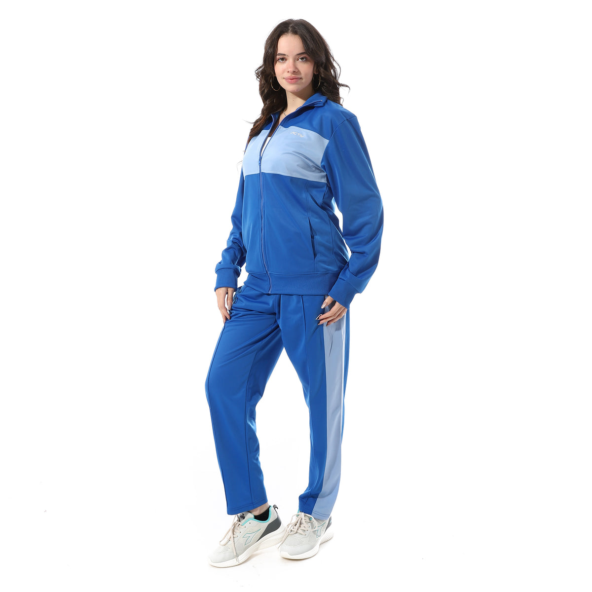 TWO TONE PERFORMANCE TRACKSUIT - BLUE