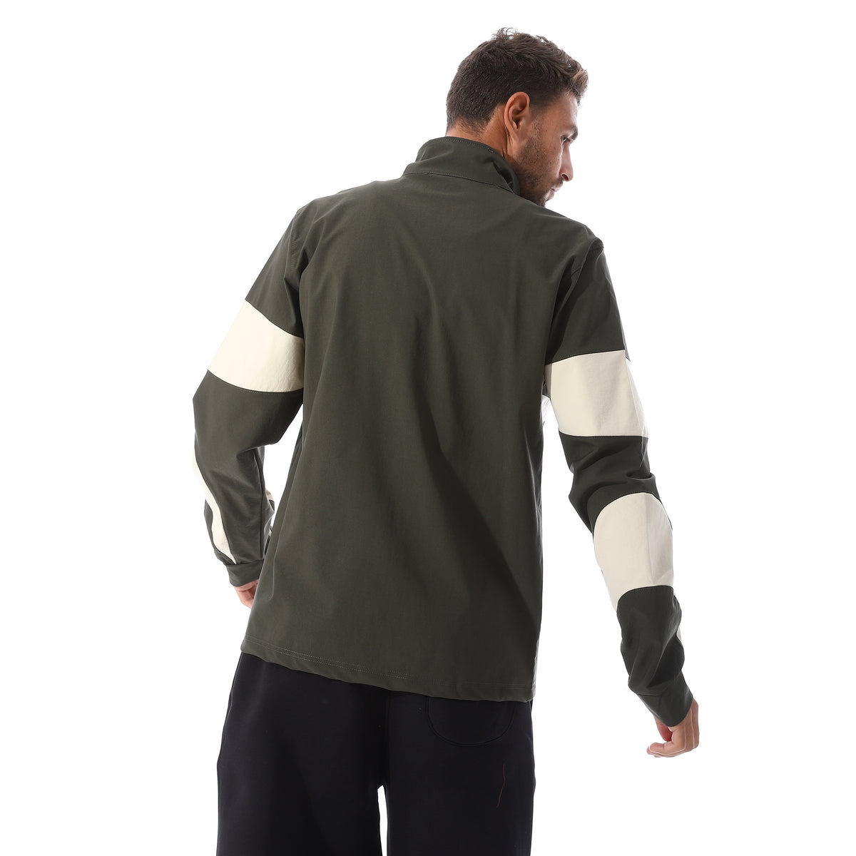 ACTIV MEN'S TRACK JACKET - OLIVE