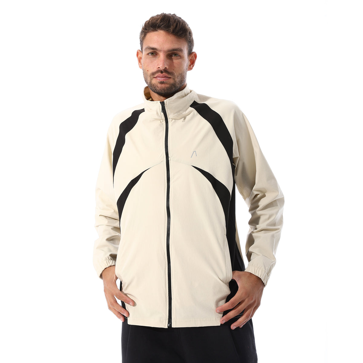 ACTIV MEN'S TRACK JACKET - BEIGE