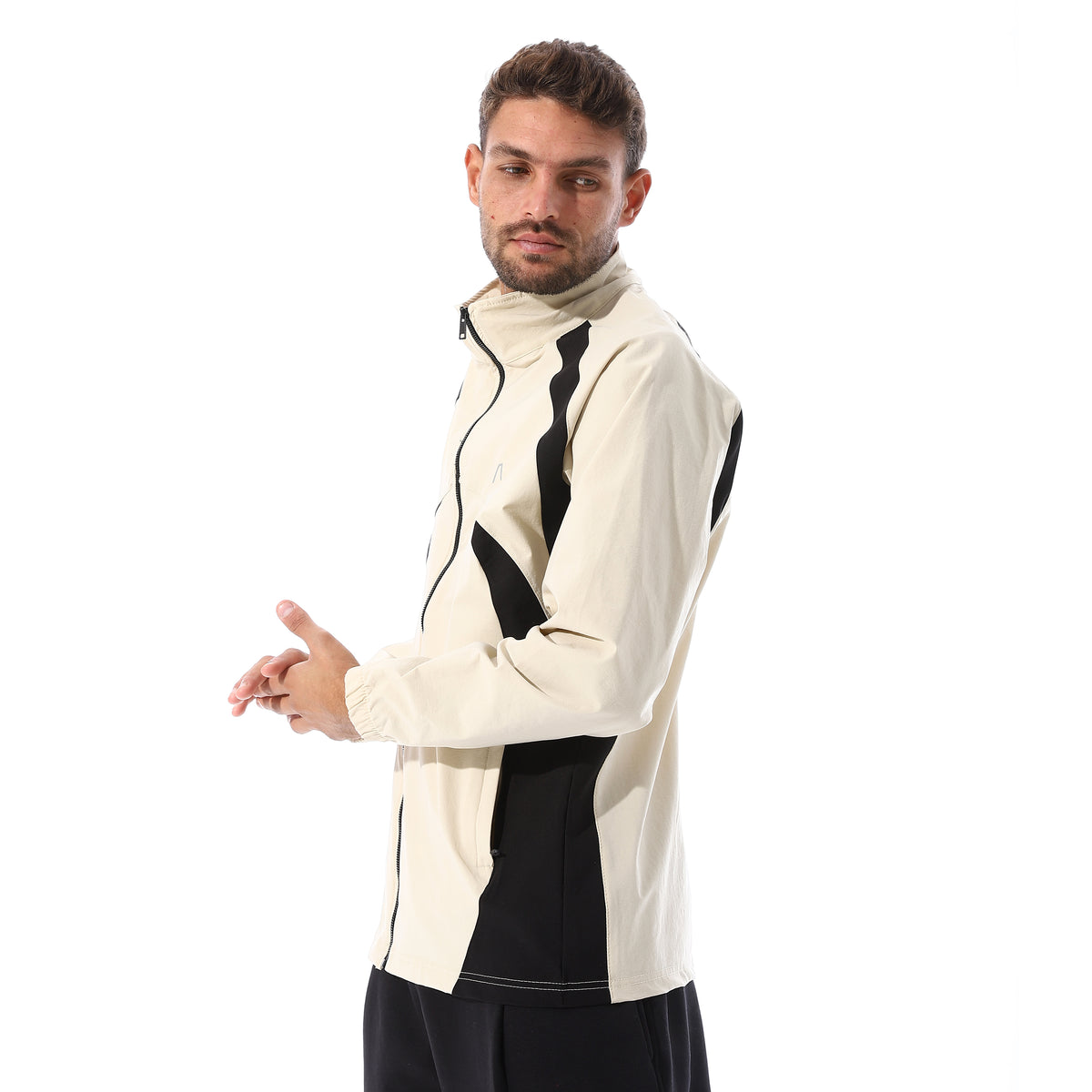 ACTIV MEN'S TRACK JACKET - BEIGE