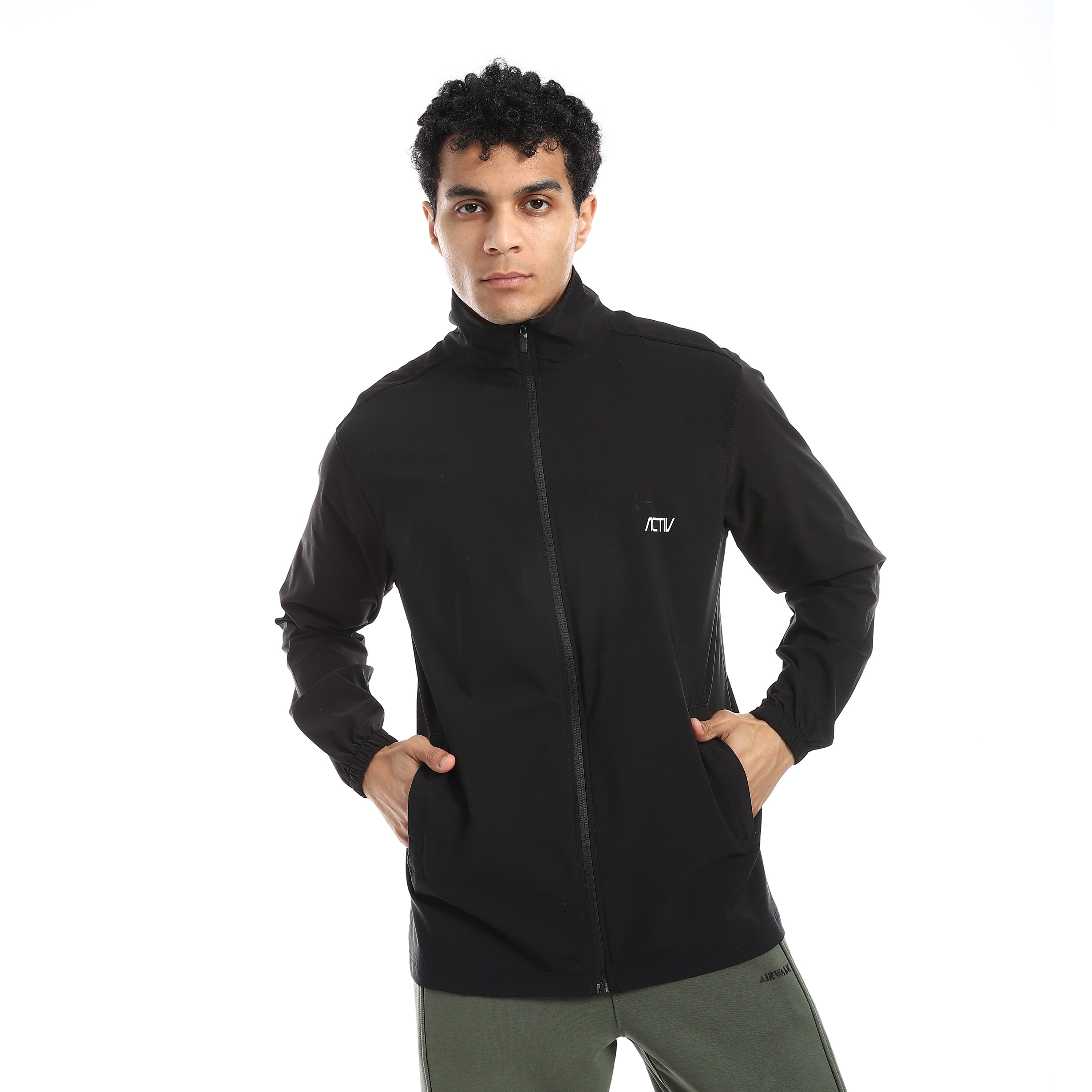 ACTIV MEN'S TRAINING JACKET - BLACK