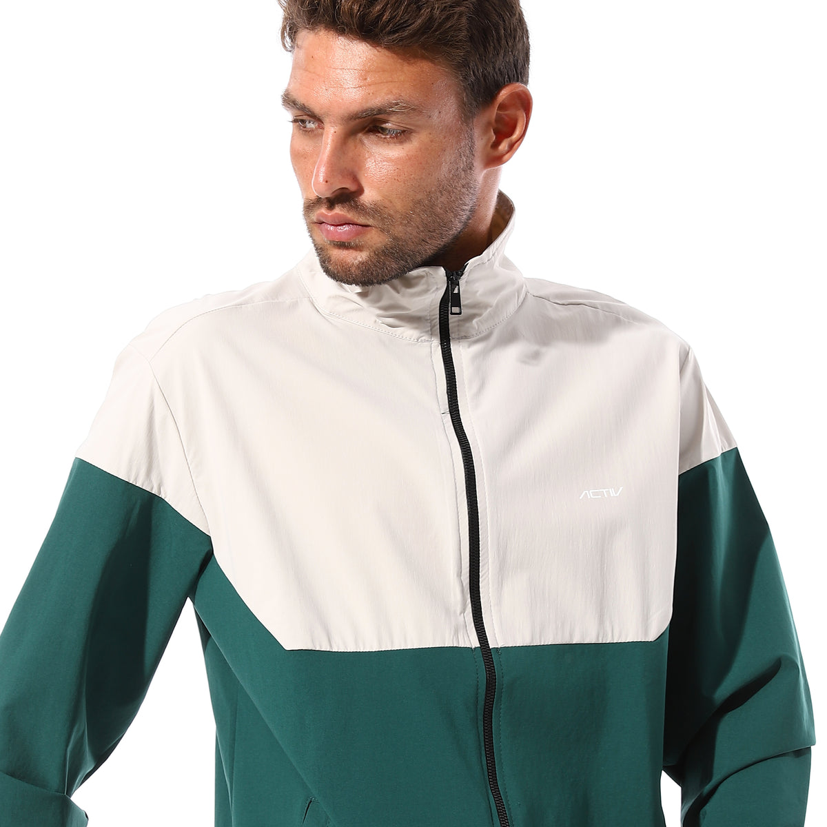 ACTIV MEN'S TRAINING JACKET - D.GREEN