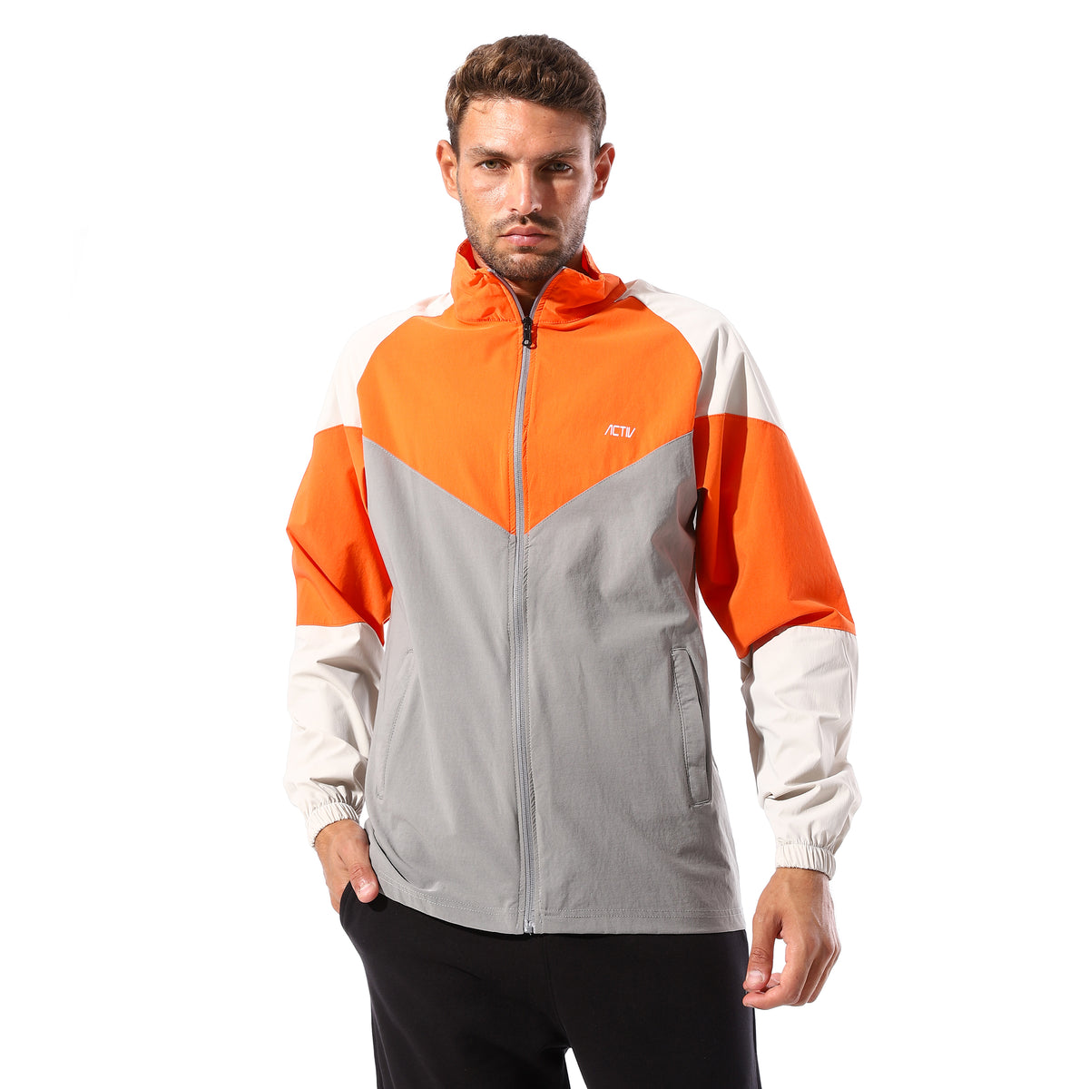 ACTIV MEN'S TRAINING JACKET - BEIGE