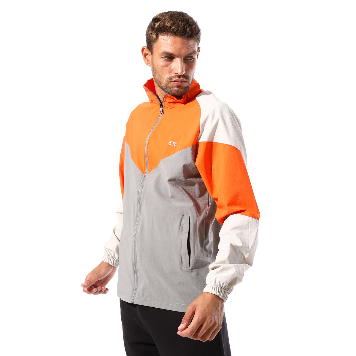 ACTIV MEN'S TRAINING JACKET - BEIGE
