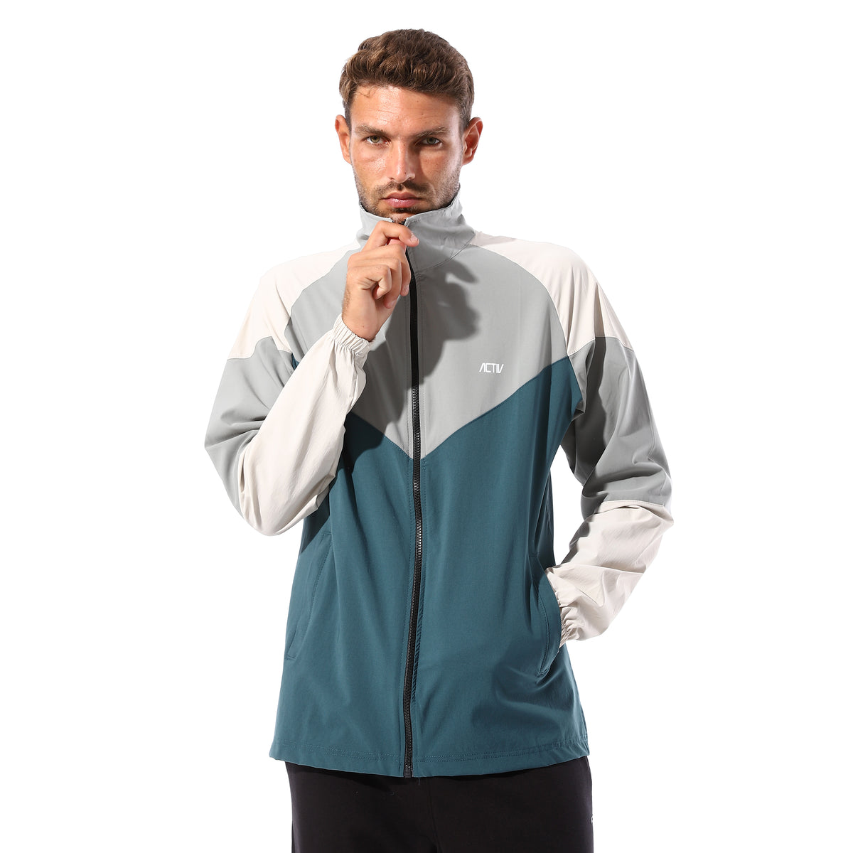 ACTIV MEN'S TRAINING JACKET - D.S.GREY