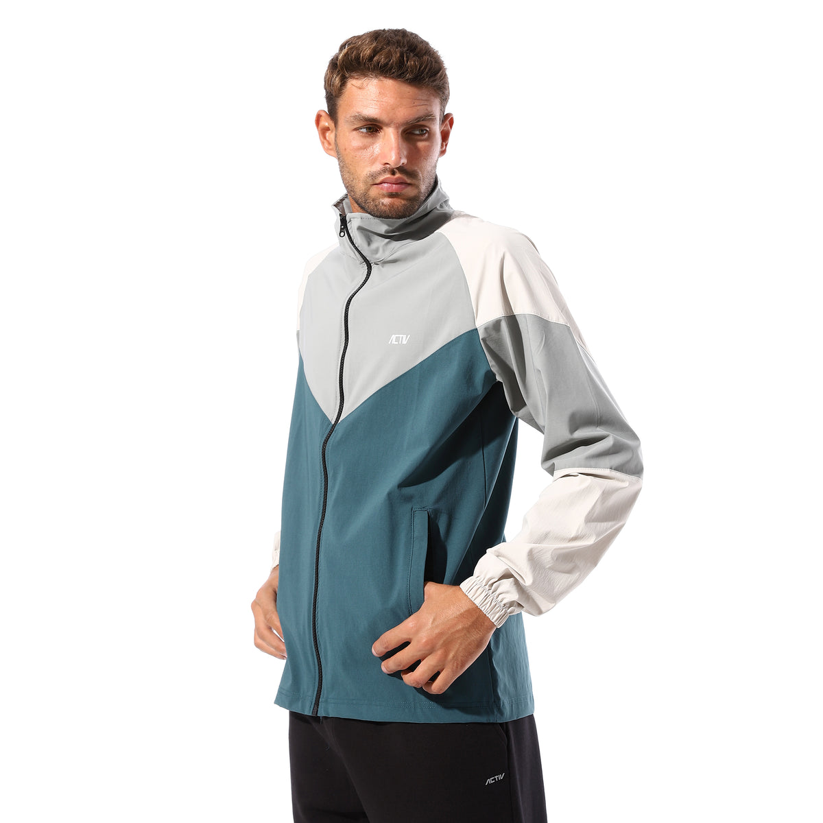 ACTIV MEN'S TRAINING JACKET - D.S.GREY