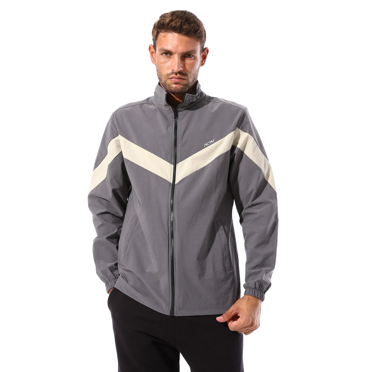 ACTIV MEN'S TRAINING JACKET - S.GREY