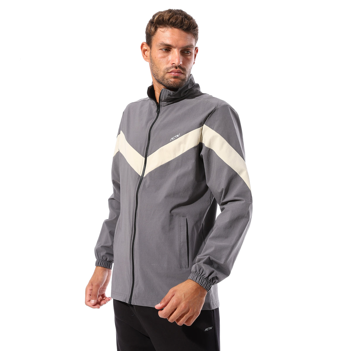 ACTIV MEN'S TRAINING JACKET - S.GREY