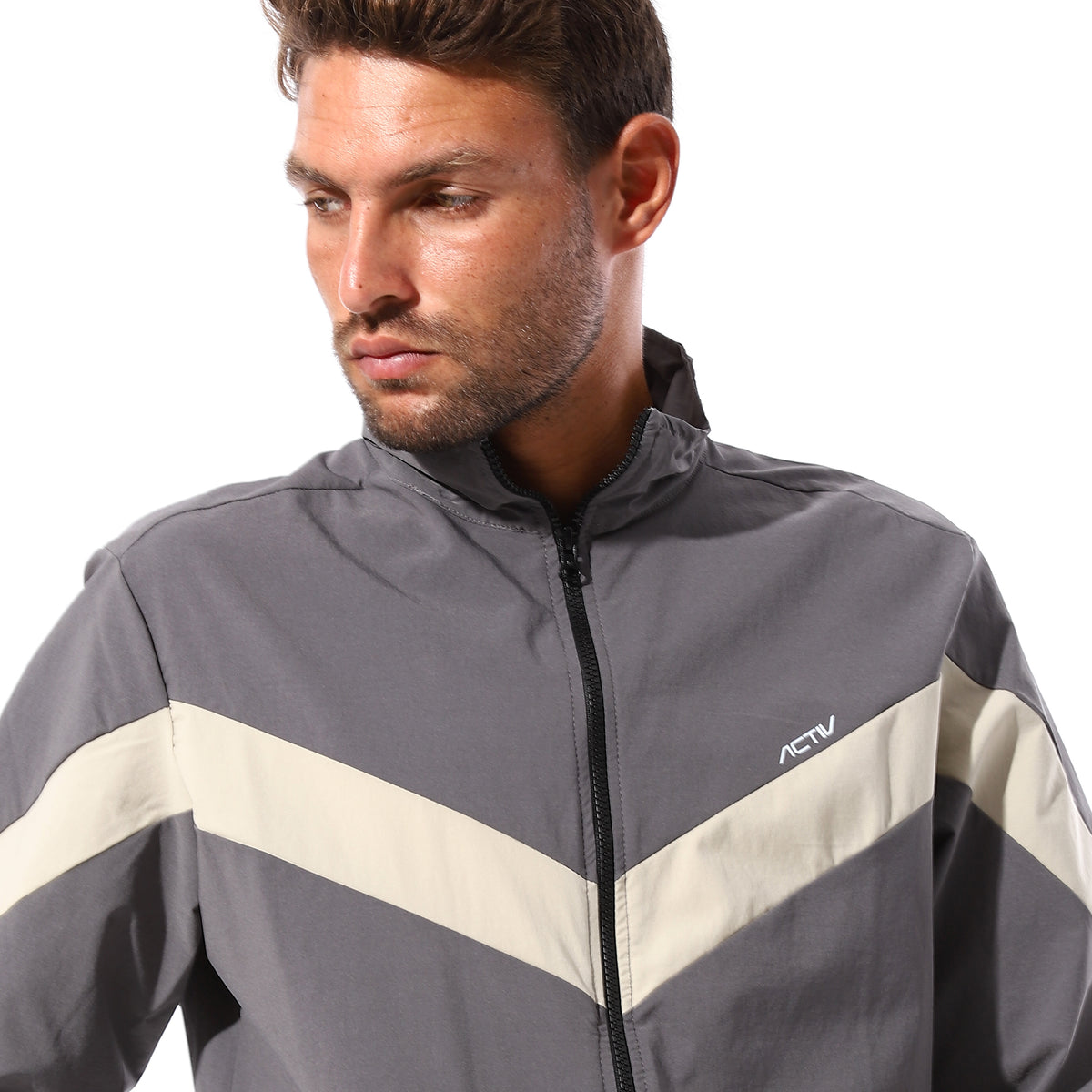 ACTIV MEN'S TRAINING JACKET - S.GREY