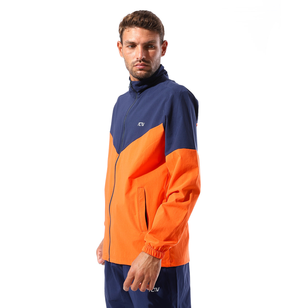ACTIV MEN'S TRAINING JACKET - برتقالي