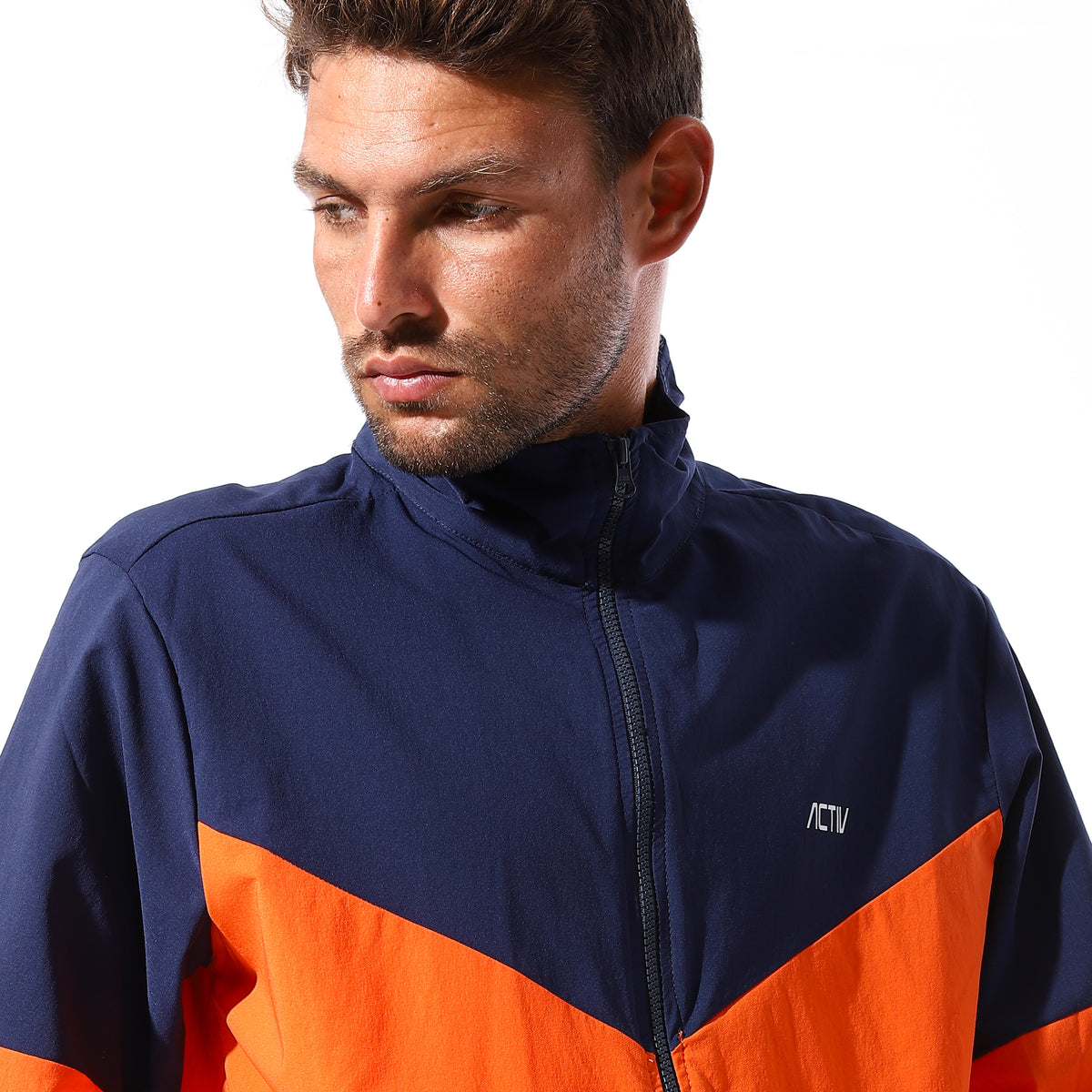 ACTIV MEN'S TRAINING JACKET - برتقالي