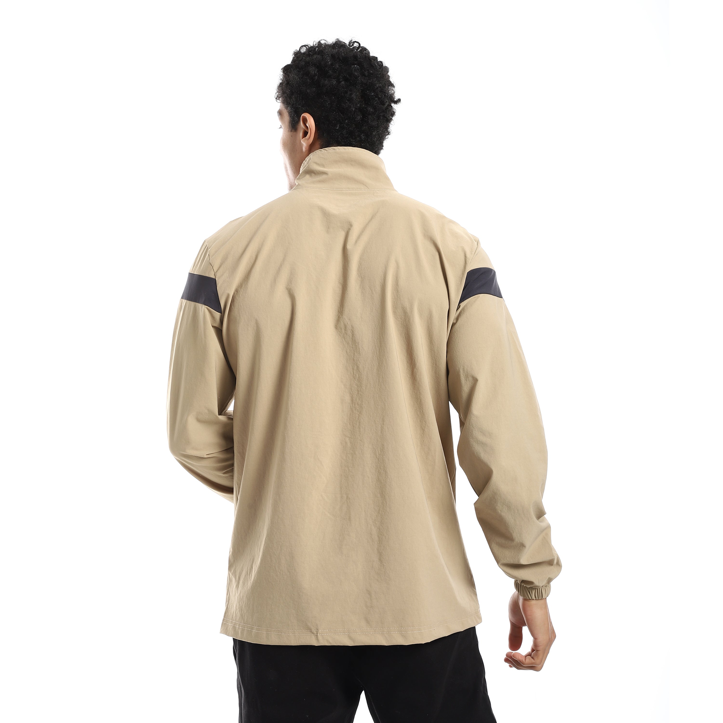 ACTIV MEN'S TRAINING JACKET - KHAKI