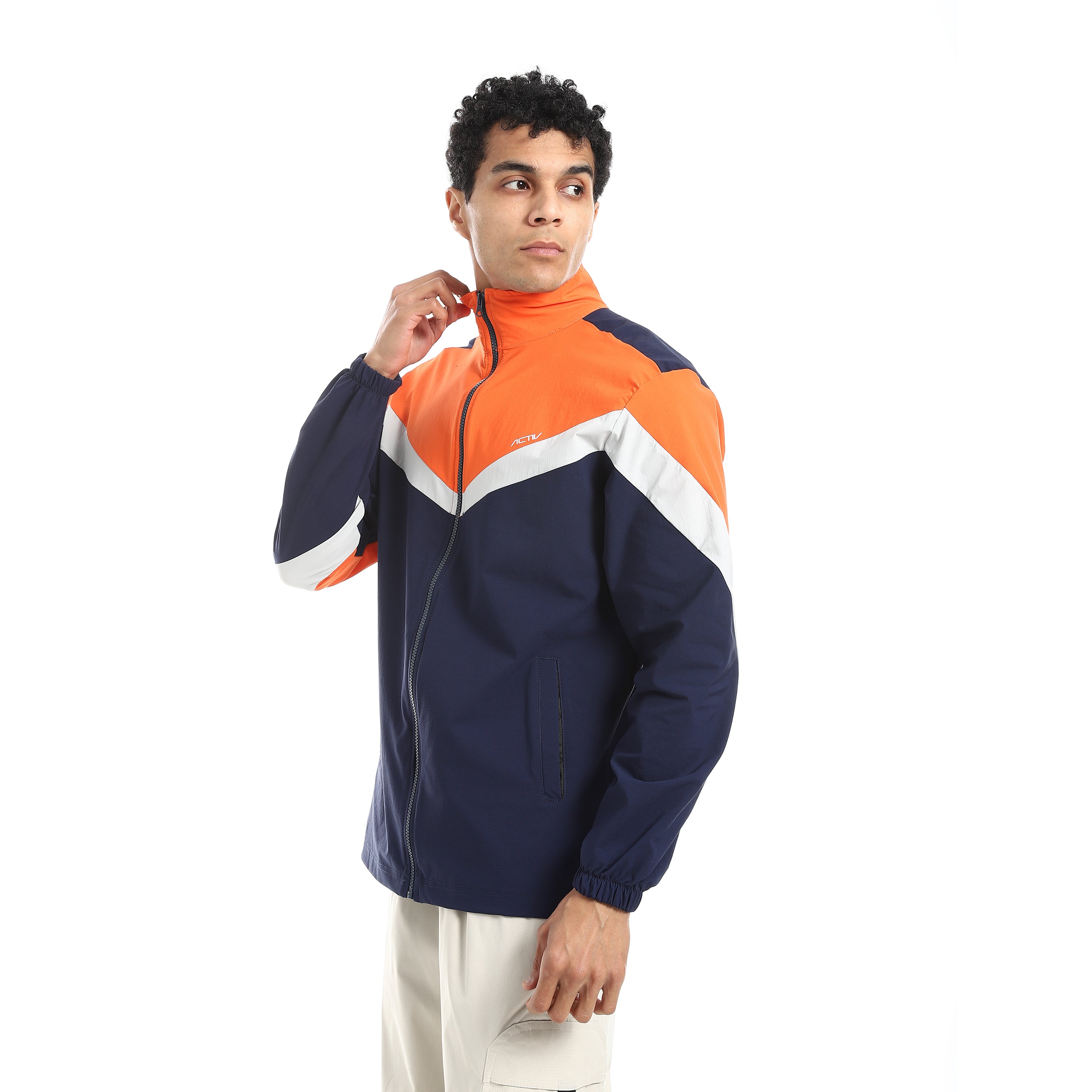 ACTIV MEN'S TRAINING JACKET - NAVY