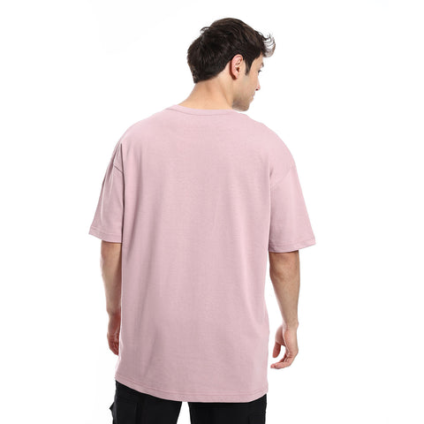 OVRSIZ MANHATTAN PRINT T-SHIRT - PINK