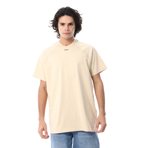 OVERSIZE REGLAN SLEEVES TSHIRT - BEIGE