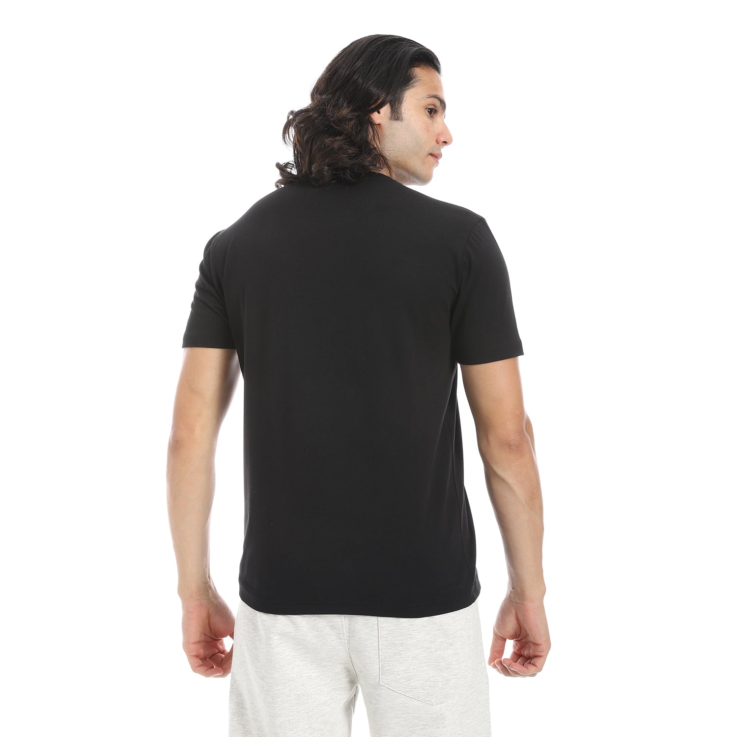 ACTIV MEN'S BASIC T-SHIRT - BLACK