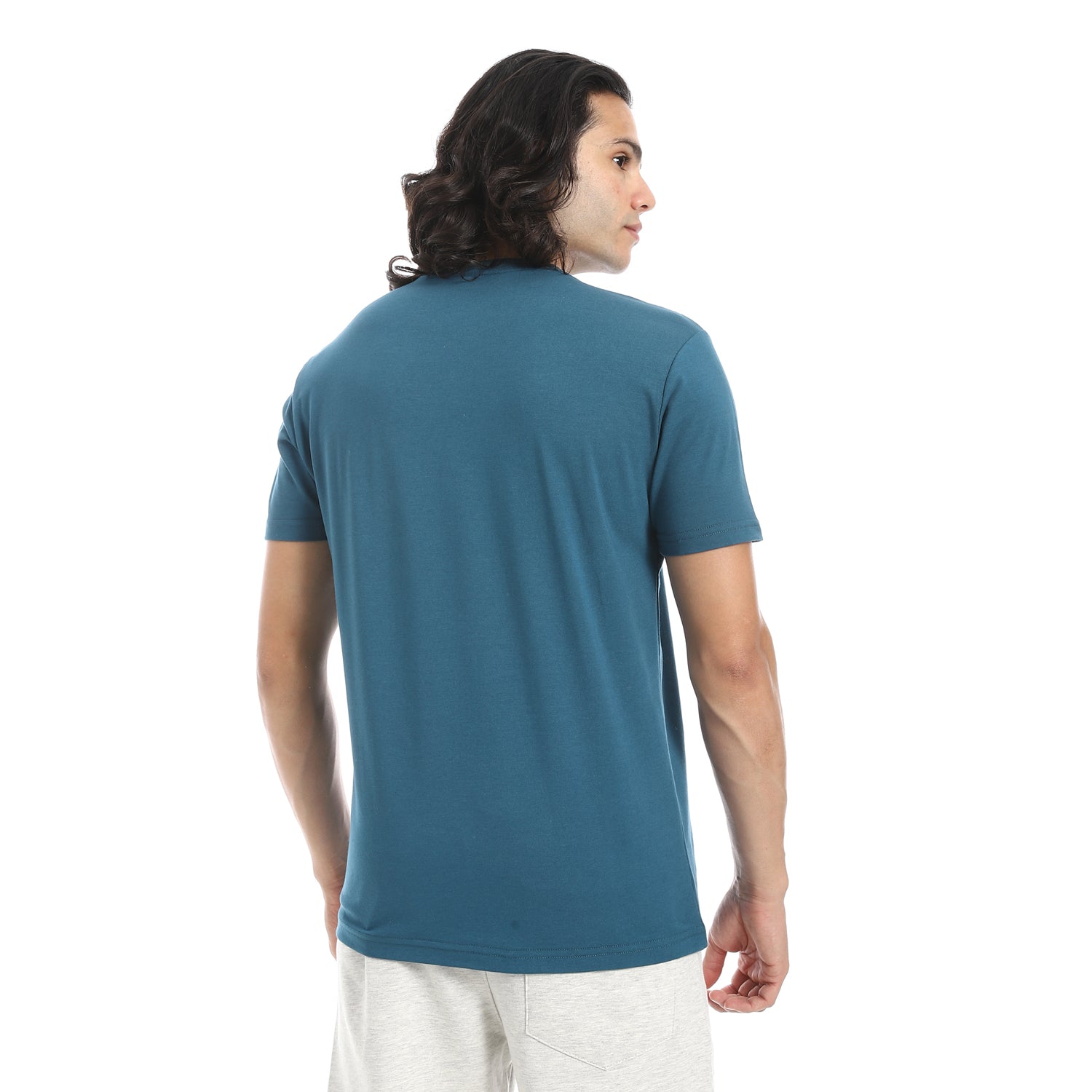 ACTIV MEN'S BASIC T-SHIRT - PETROL