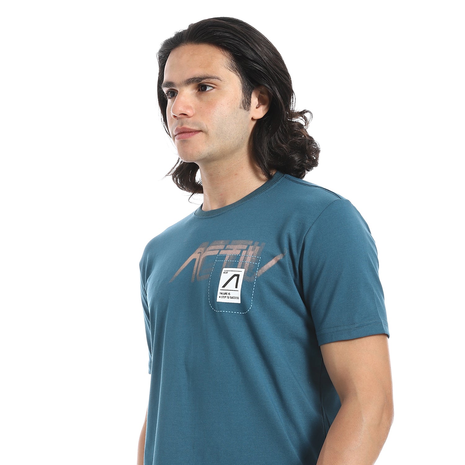 ACTIV MEN'S BASIC T-SHIRT - PETROL