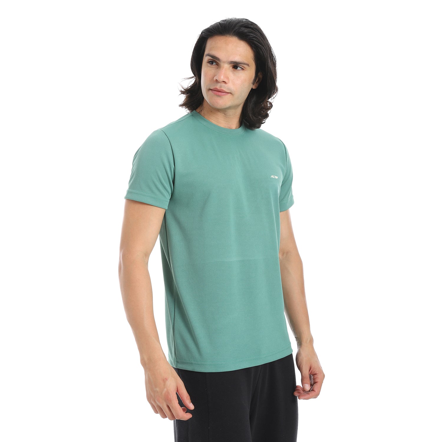 ACTIV MEN'S BASIC T-SHIRT - GREEN