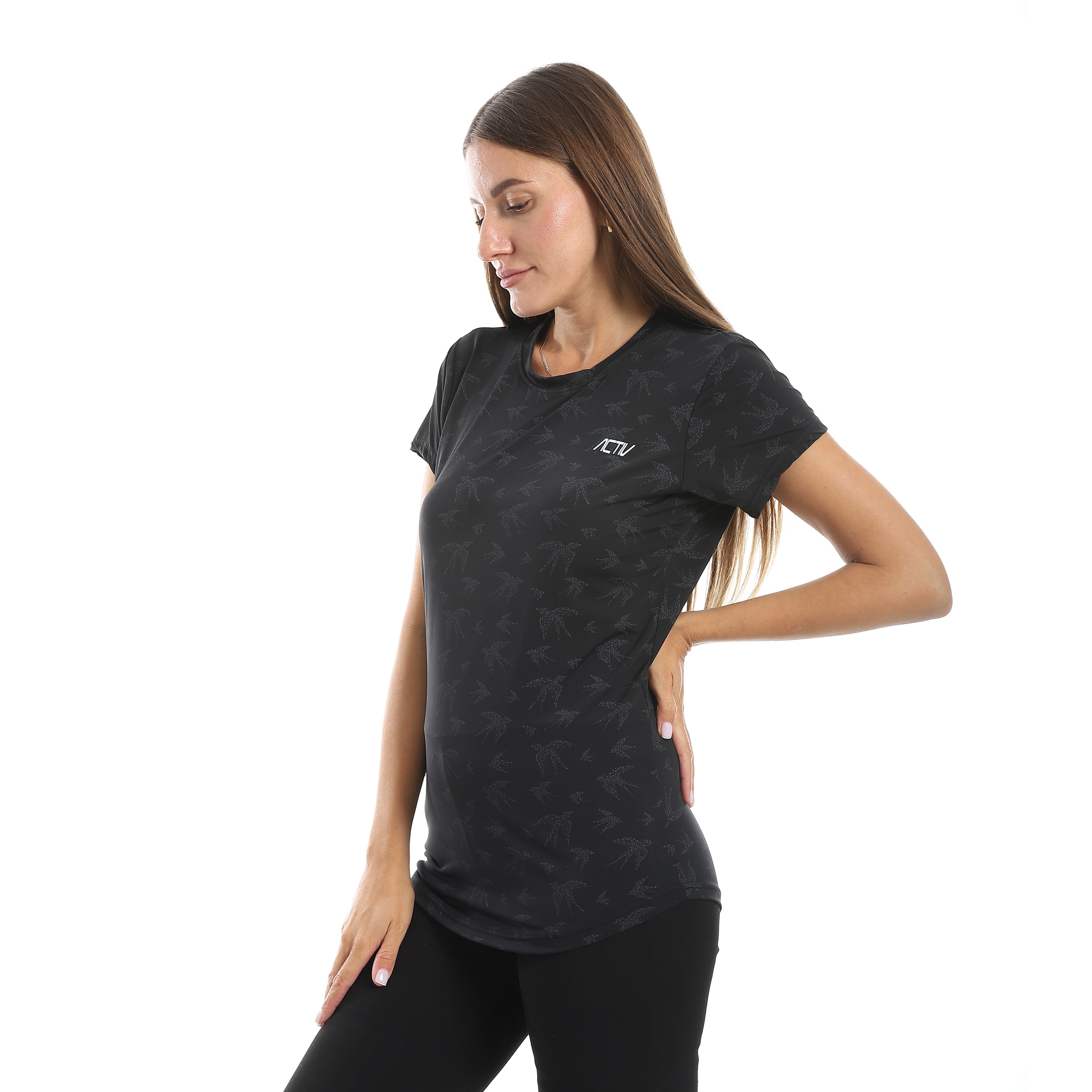 ACTIV WOMEN'S O T-SHIRT - BLACK