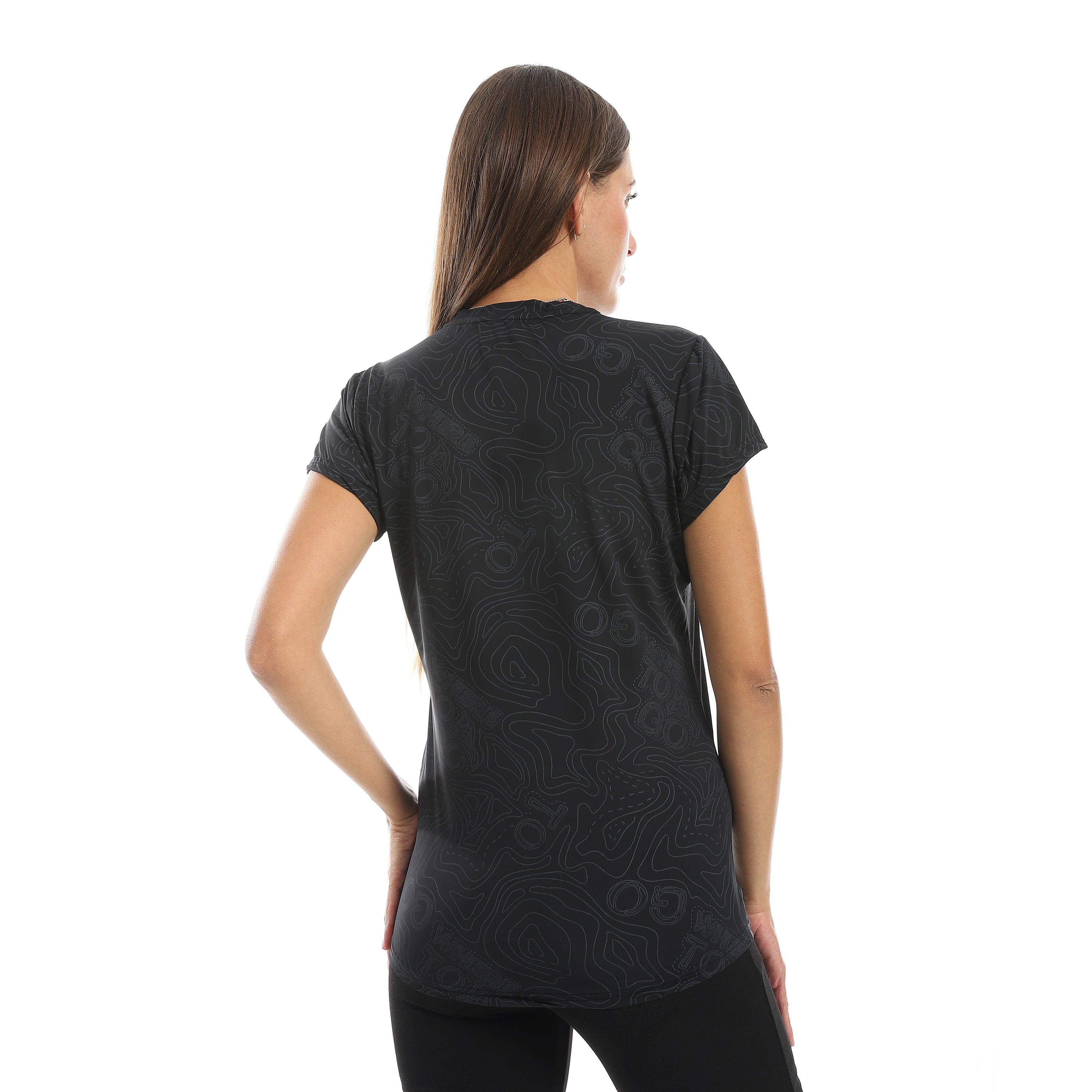 ACTIV WOMEN'S O T-SHIRT - BLACK