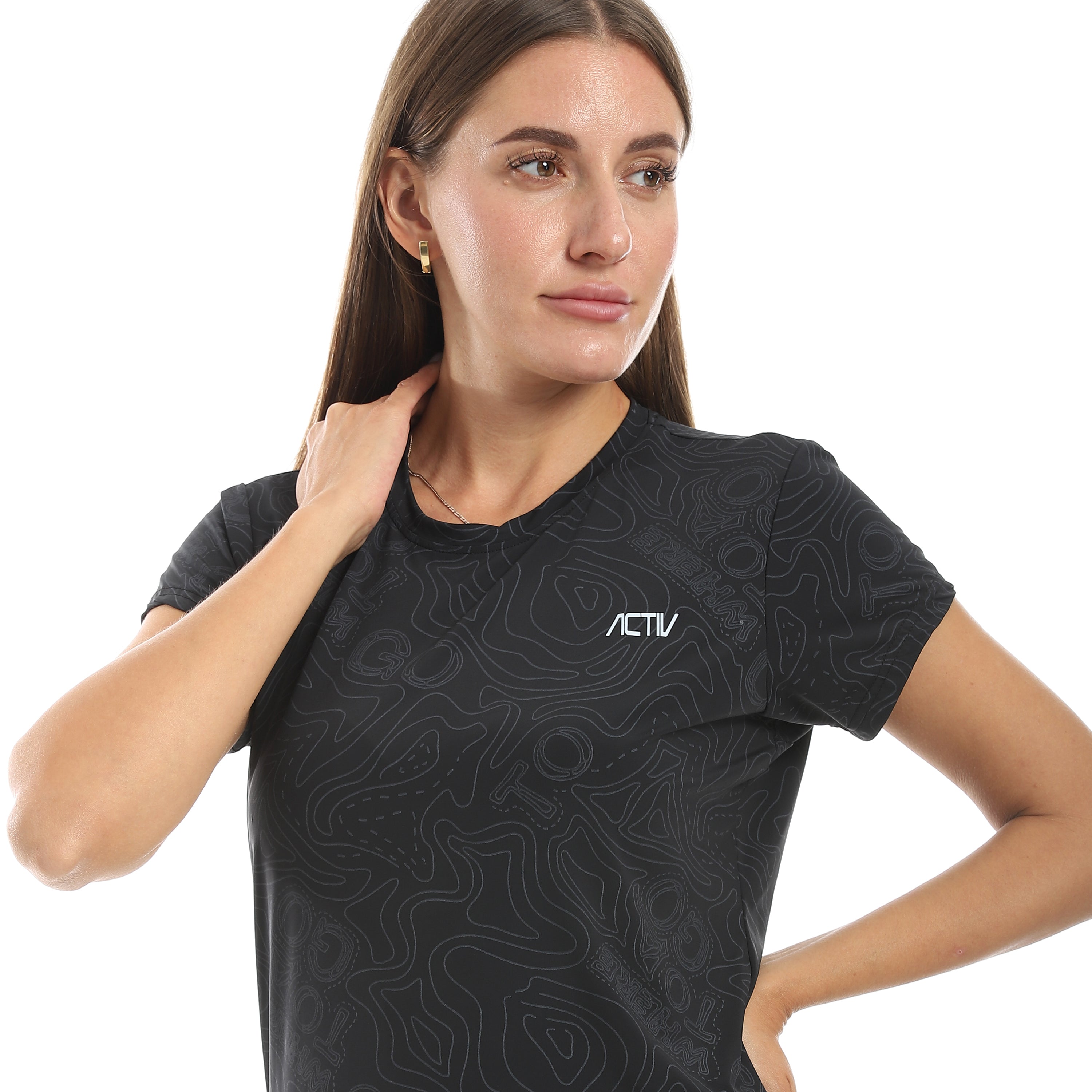 ACTIV WOMEN'S O T-SHIRT - BLACK