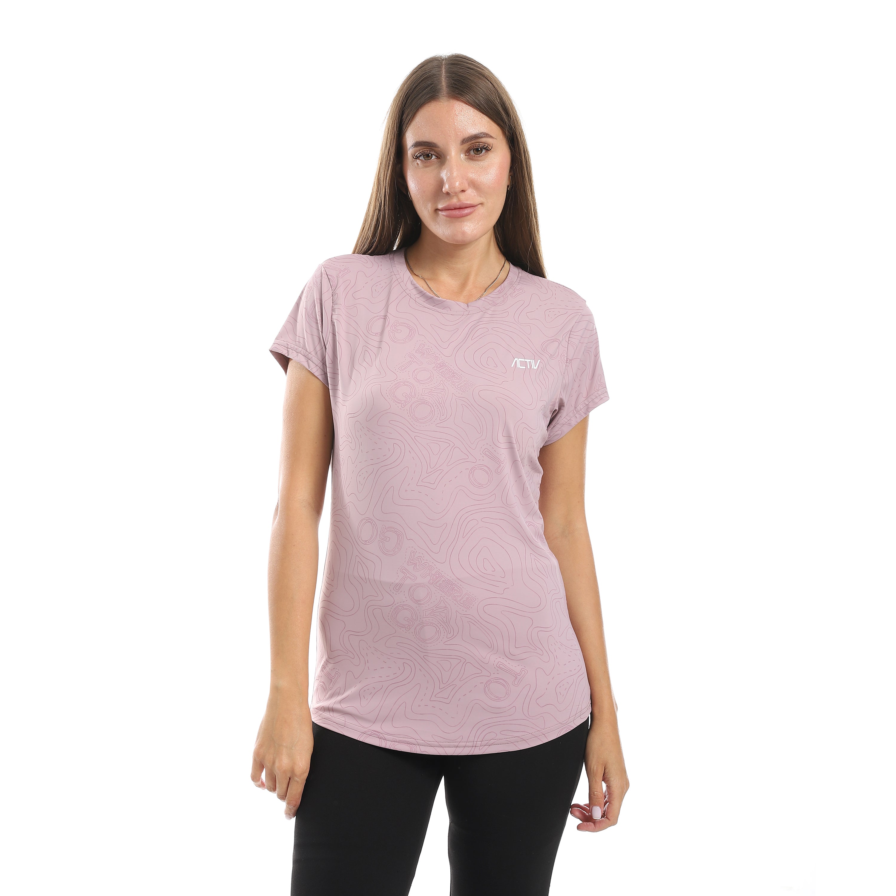 ACTIV WOMEN'S O T-SHIRT - KASHMIR