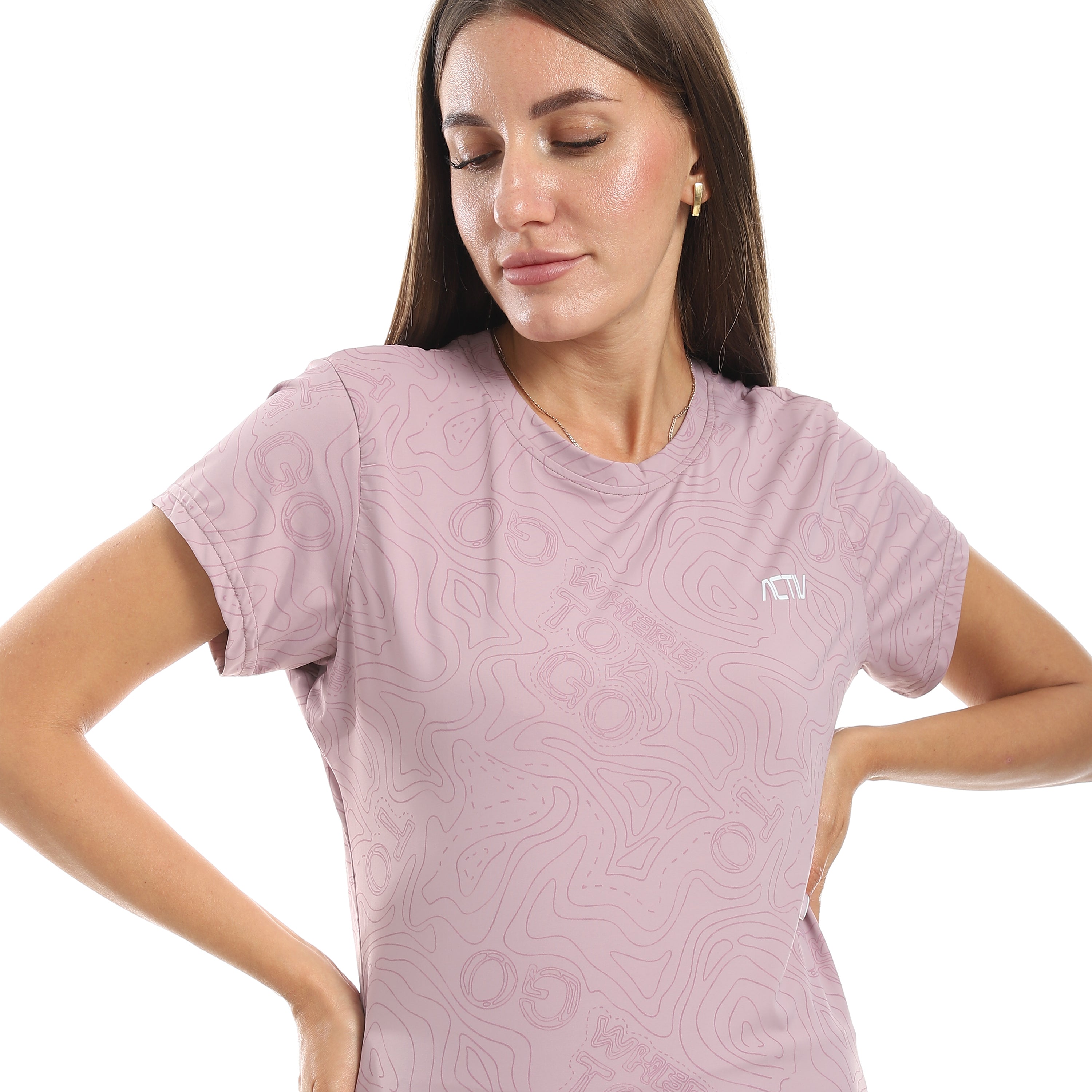 ACTIV WOMEN'S O T-SHIRT - KASHMIR