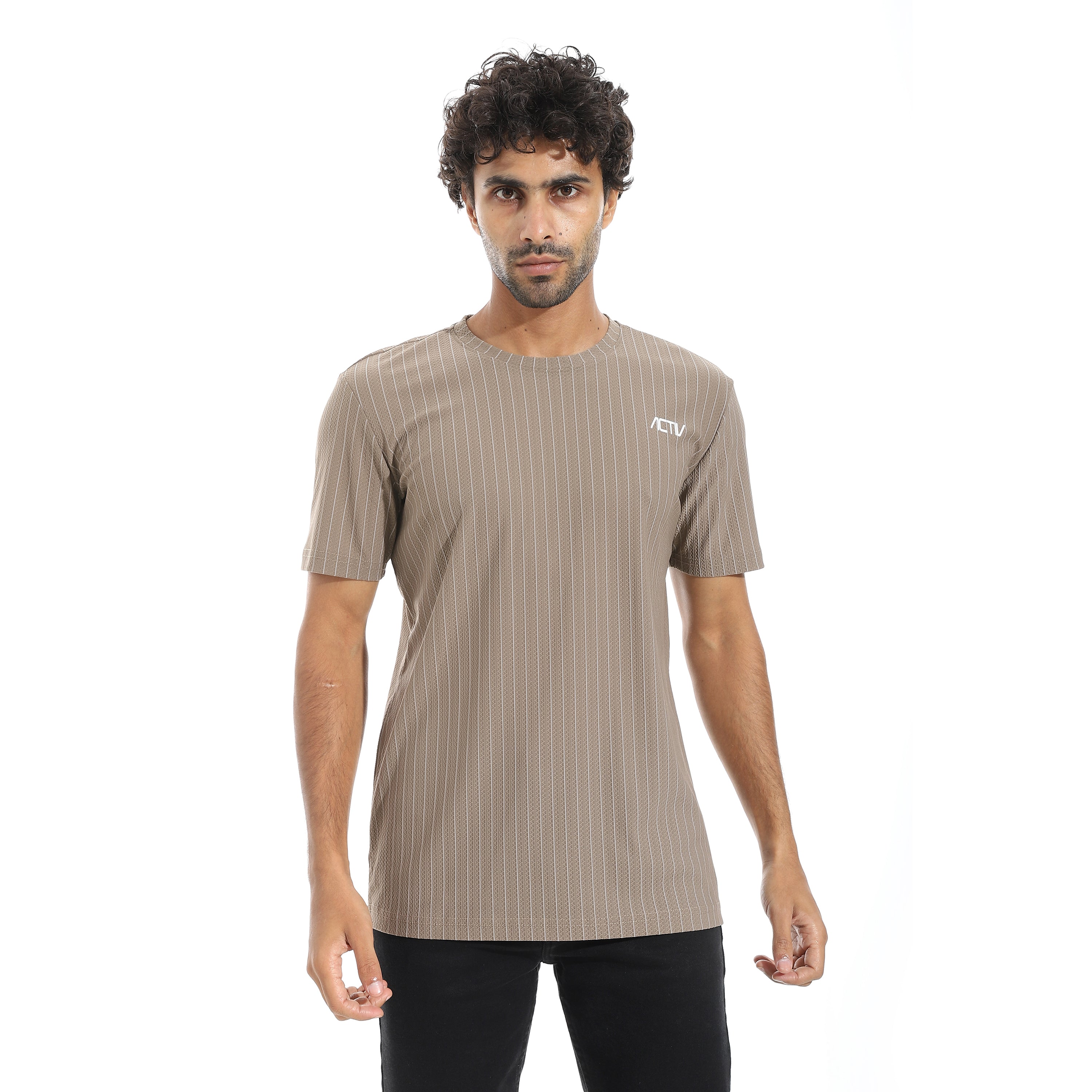 ACTIV MEN'S O T-SHIRT - COFFEE