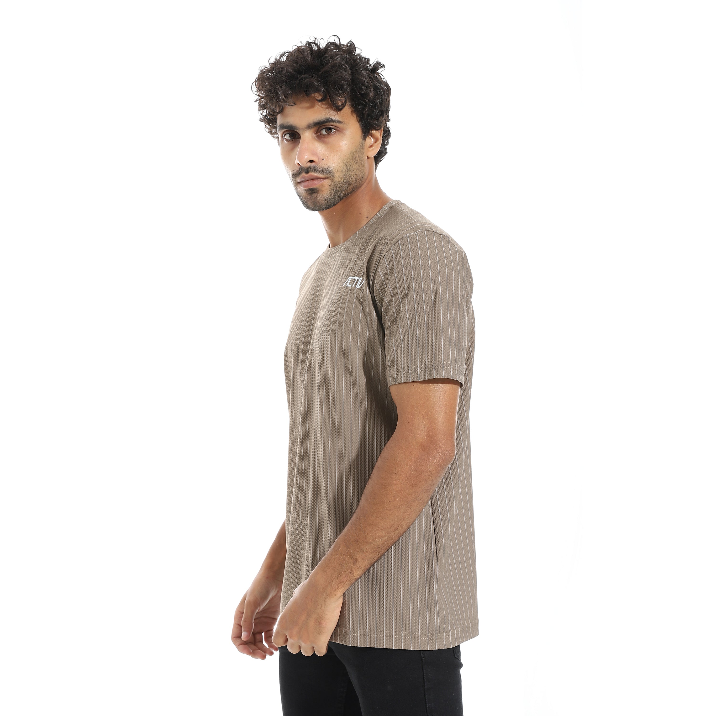 ACTIV MEN'S O T-SHIRT - COFFEE