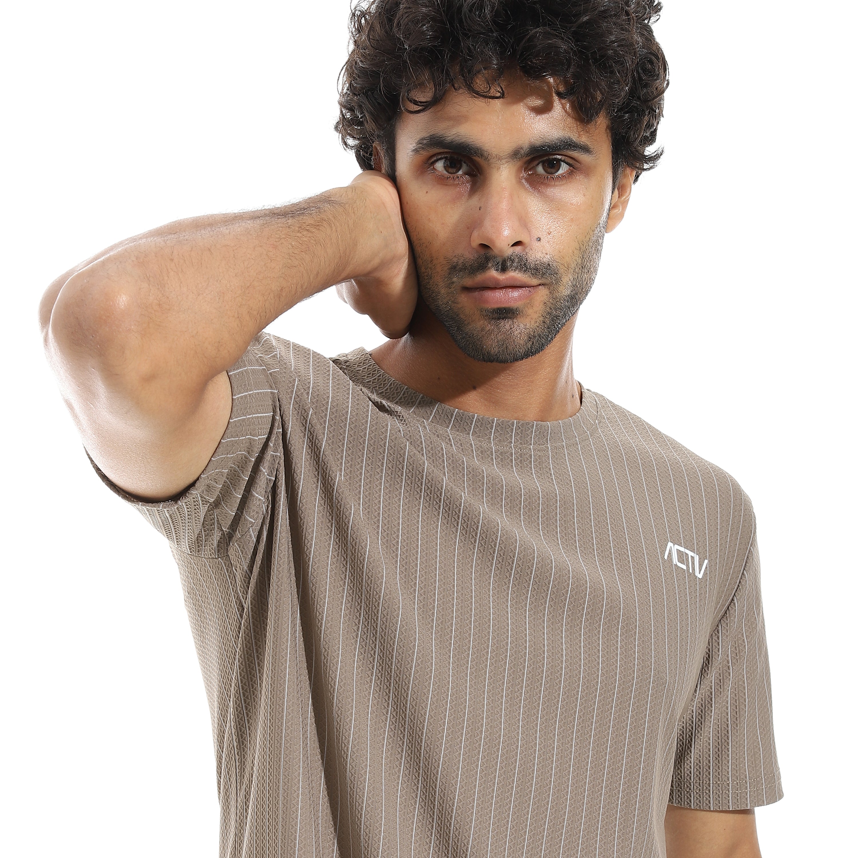 ACTIV MEN'S O T-SHIRT - COFFEE