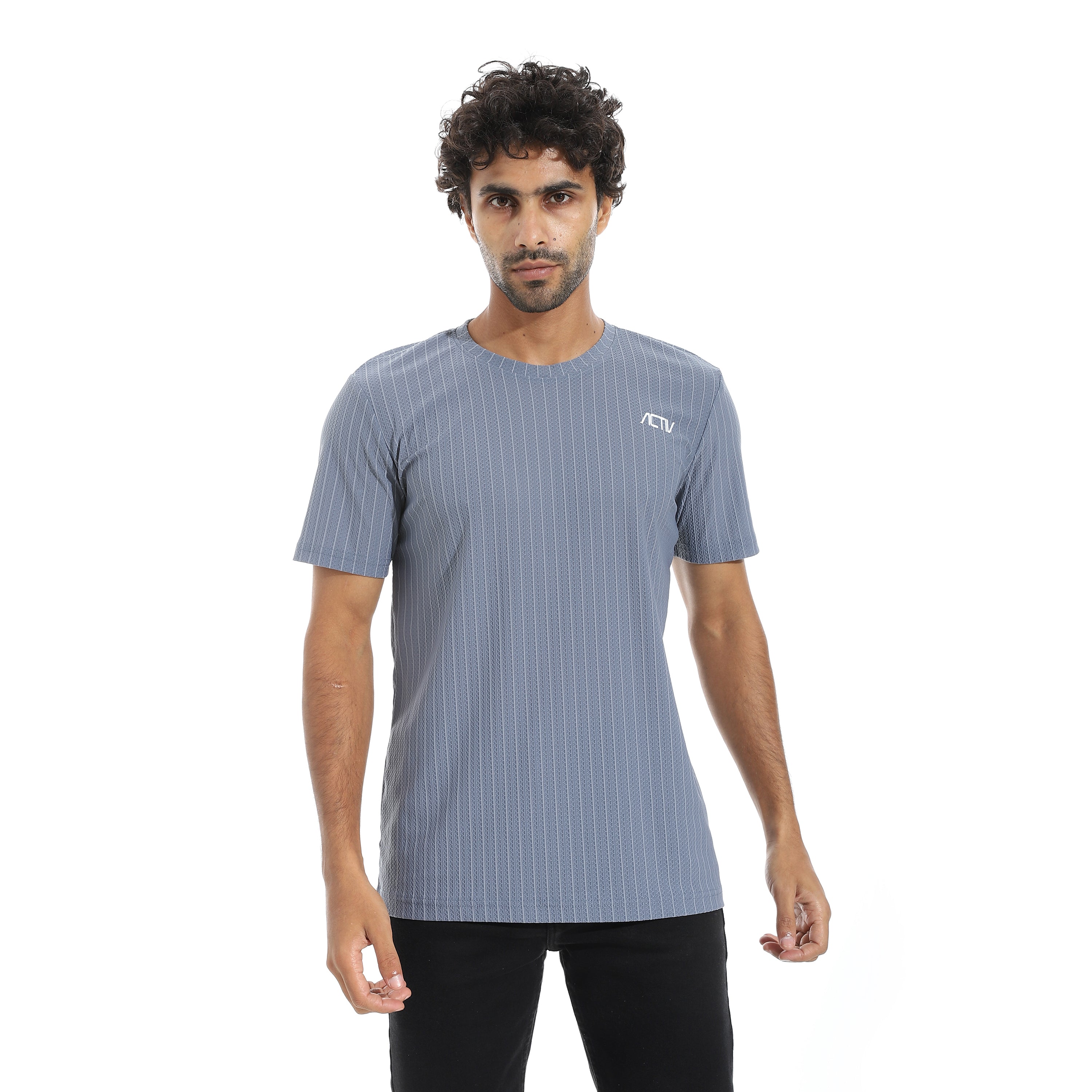 ACTIV MEN'S O T-SHIRT - L.GREY