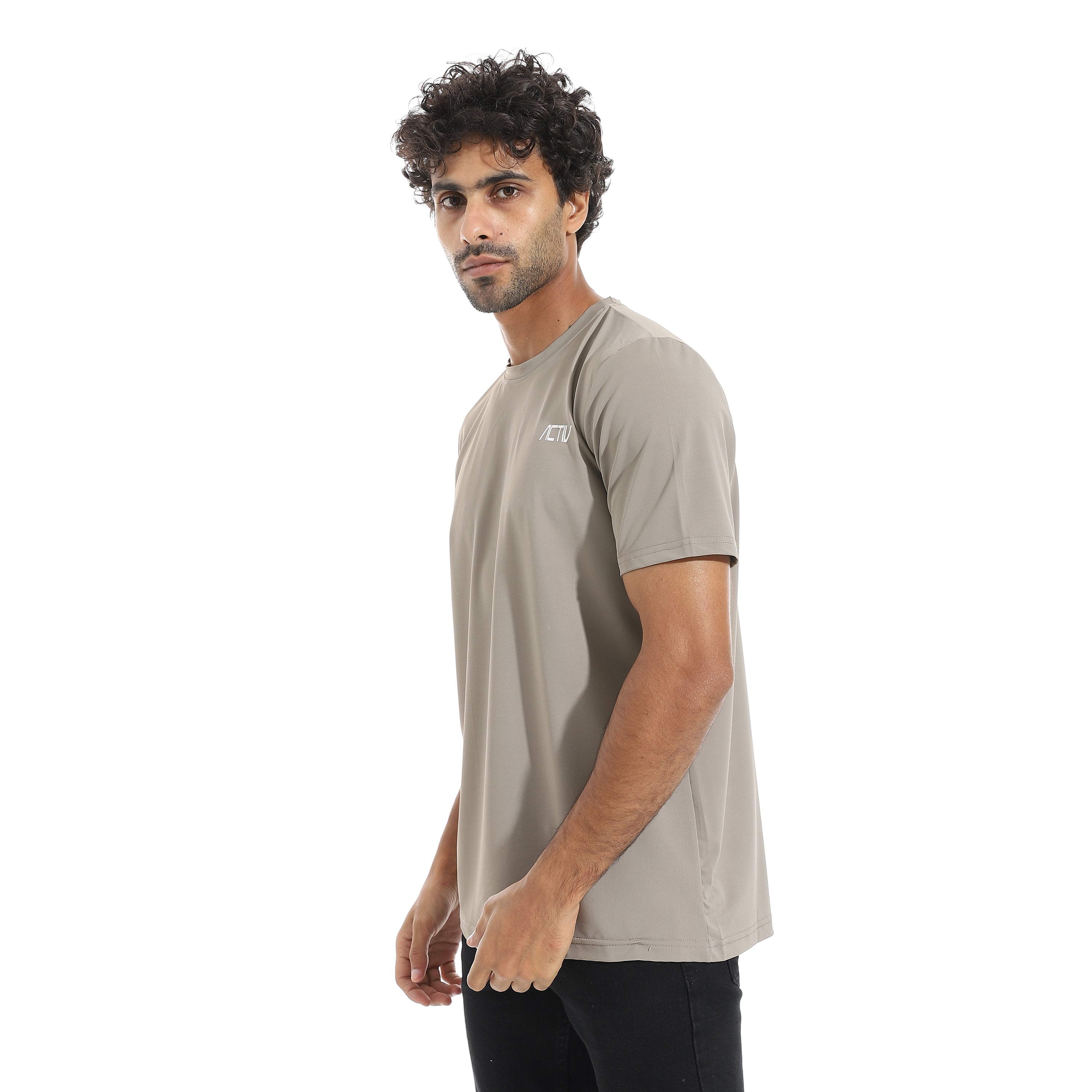 تى شيرت اكتف رجالى - بيج