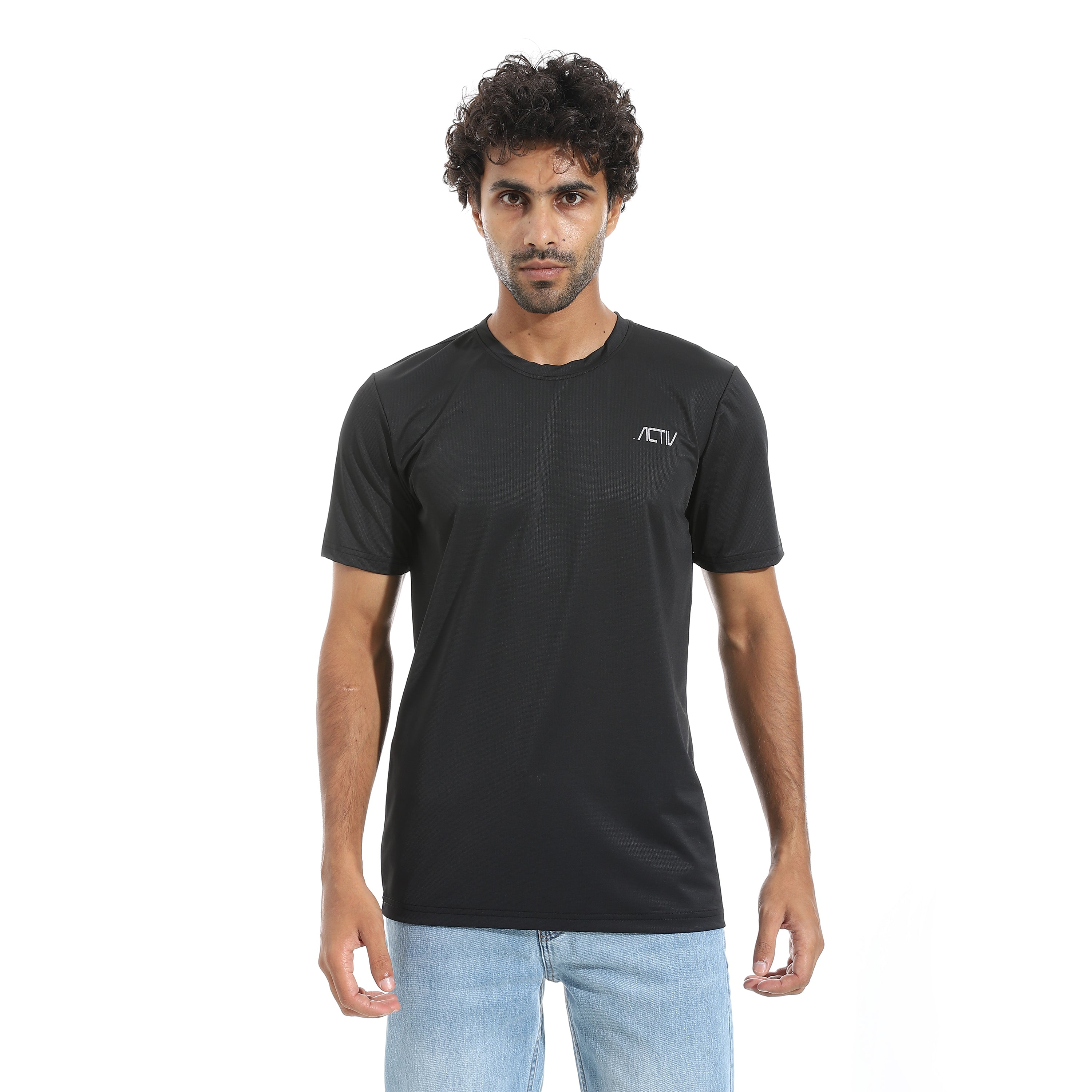 ACTIV MEN'S O T-SHIRT - BLACK